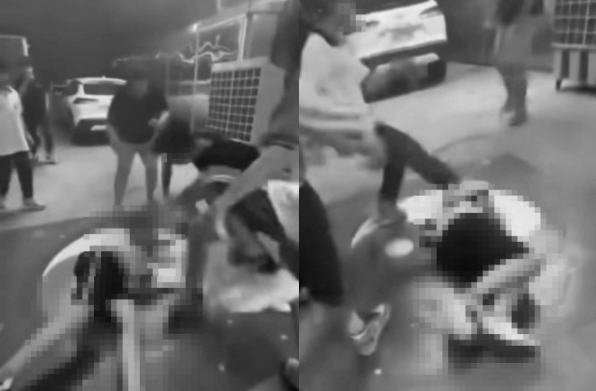 「聽到自己小孩哭很崩潰」少年宮廟前遭圍毆踢踹拖行...妹想拉開遭恐嚇 單親媽到警局不敢看影片