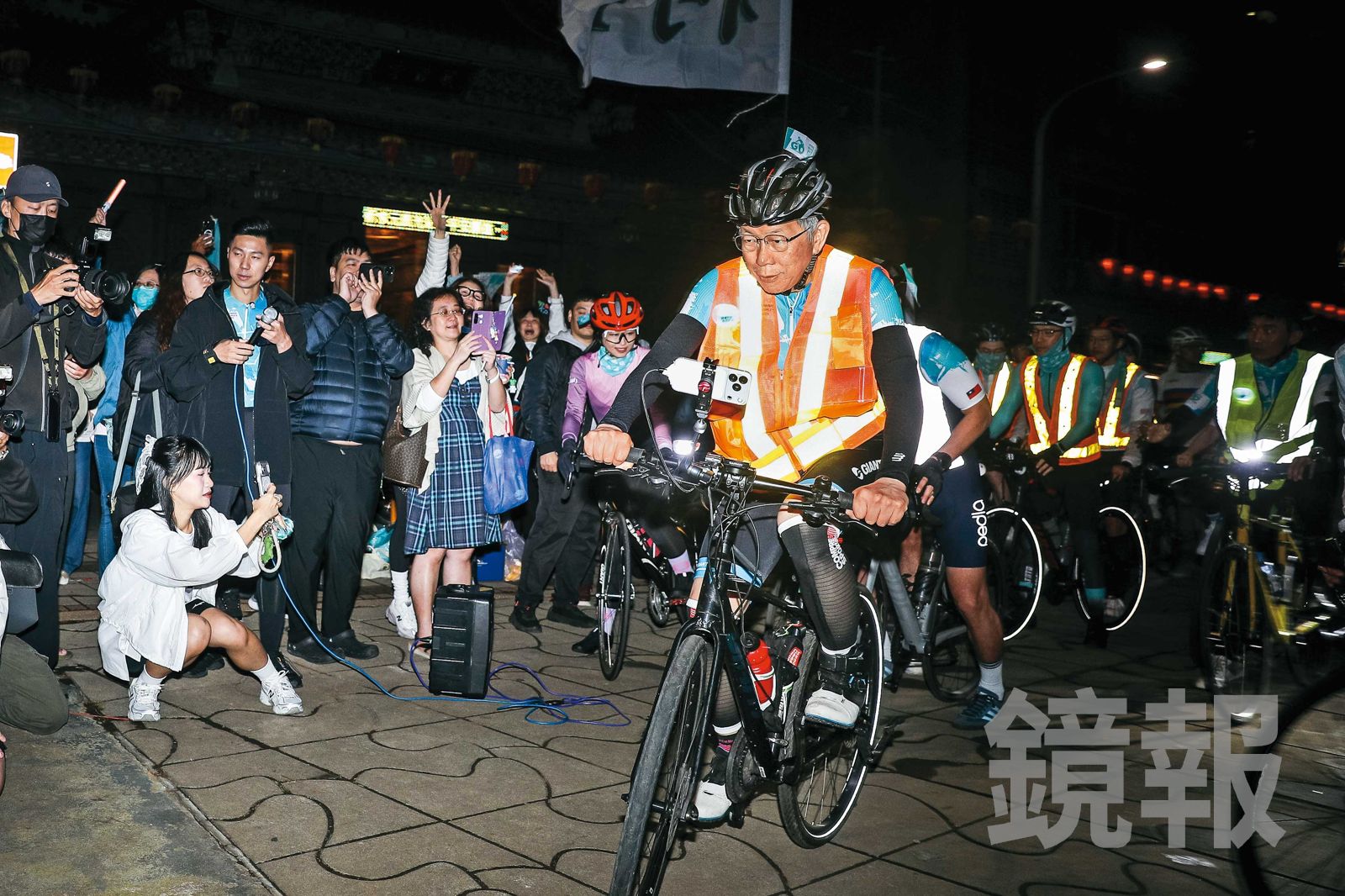柯文哲復出政壇，連帶拉抬了民眾黨聲勢。（鏡報鄒保祥）