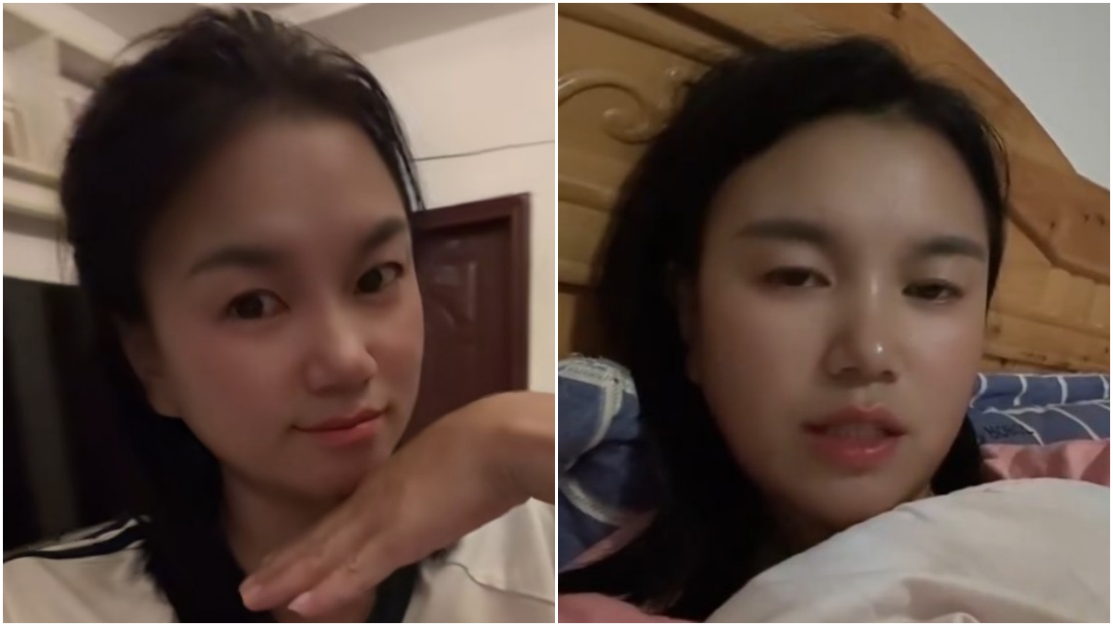 中配小微「請領導來找我」維權影片遭刪除。（翻攝抖音＠貴州小微遠嫁台灣省）