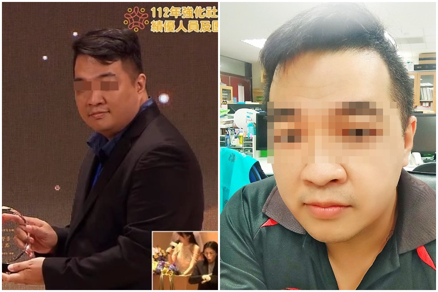 何建忠利用職務之便知法犯法。（翻攝自何建忠臉書、衛福部112年表揚典禮）