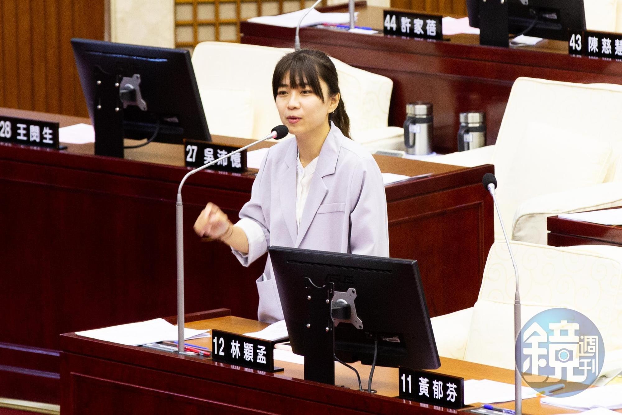 為林穎孟（圖）繳納100萬元的具保人突然聲請退還保釋金，該名具保人疑似是去年發生情變的林穎孟前夫。（本刊資料照）