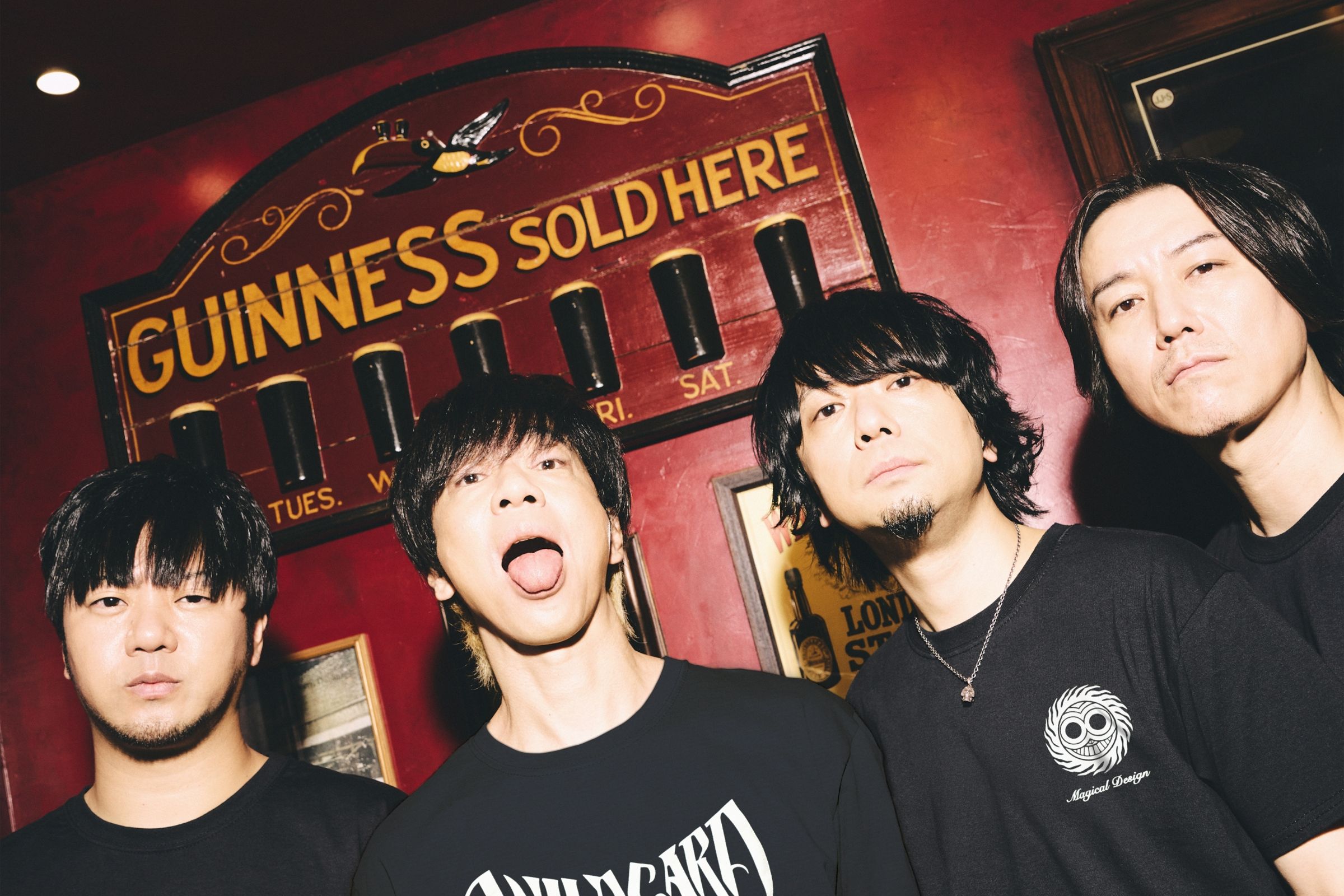 ELLEGARDEN全員回歸火球祭,將於11月22至23日在樂天桃園棒球場登場。(夥球擊提供)