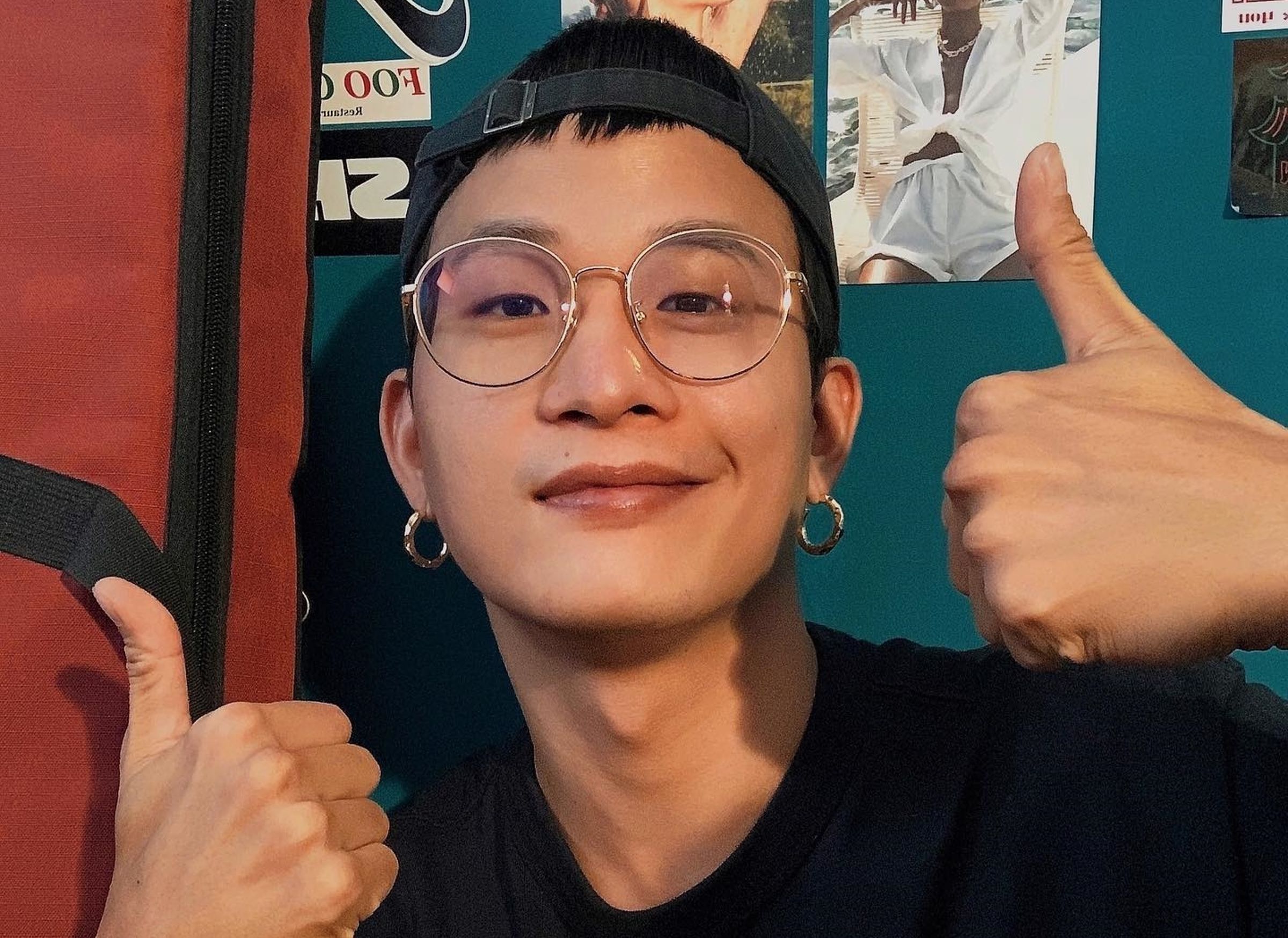 黃奇斌今天在社群媒體分享好消息,興奮直呼「我要當爸啦!」(翻攝自黃奇斌IG)