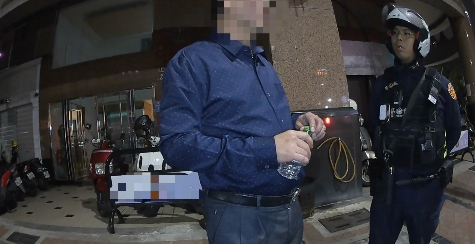 男子上網算「酒量公式」可喝6罐啤酒，但喝3瓶酒駕被攔測高達0.45上銬法辦。（翻攝畫面）