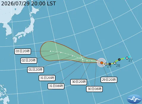 白海豚升級成強颱！　最新路徑、對台影響一次看