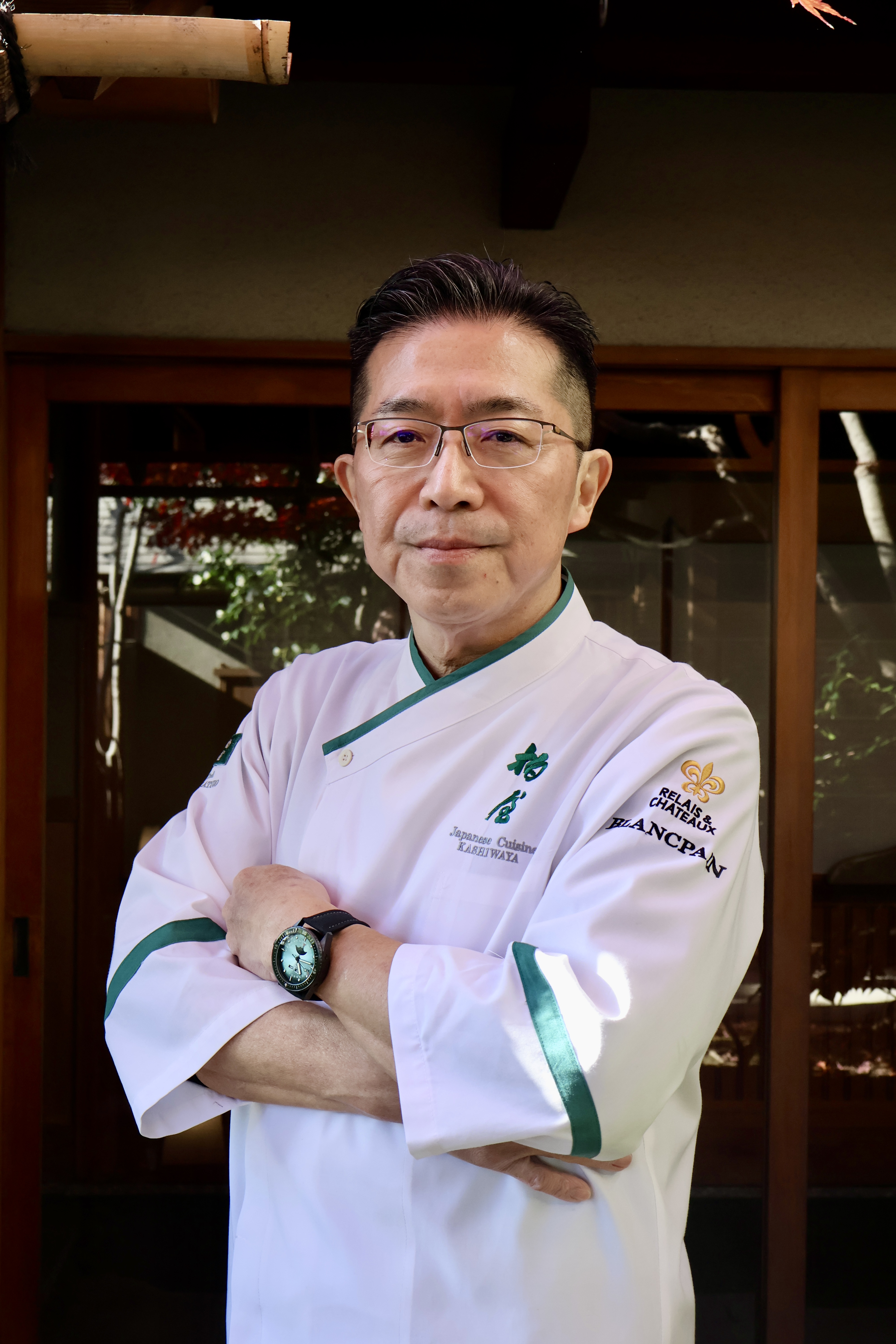 玉天璽的餐飲首席顧問松尾英明,是日本懷石料理米其林三星美學導師。(玉天璽提供)