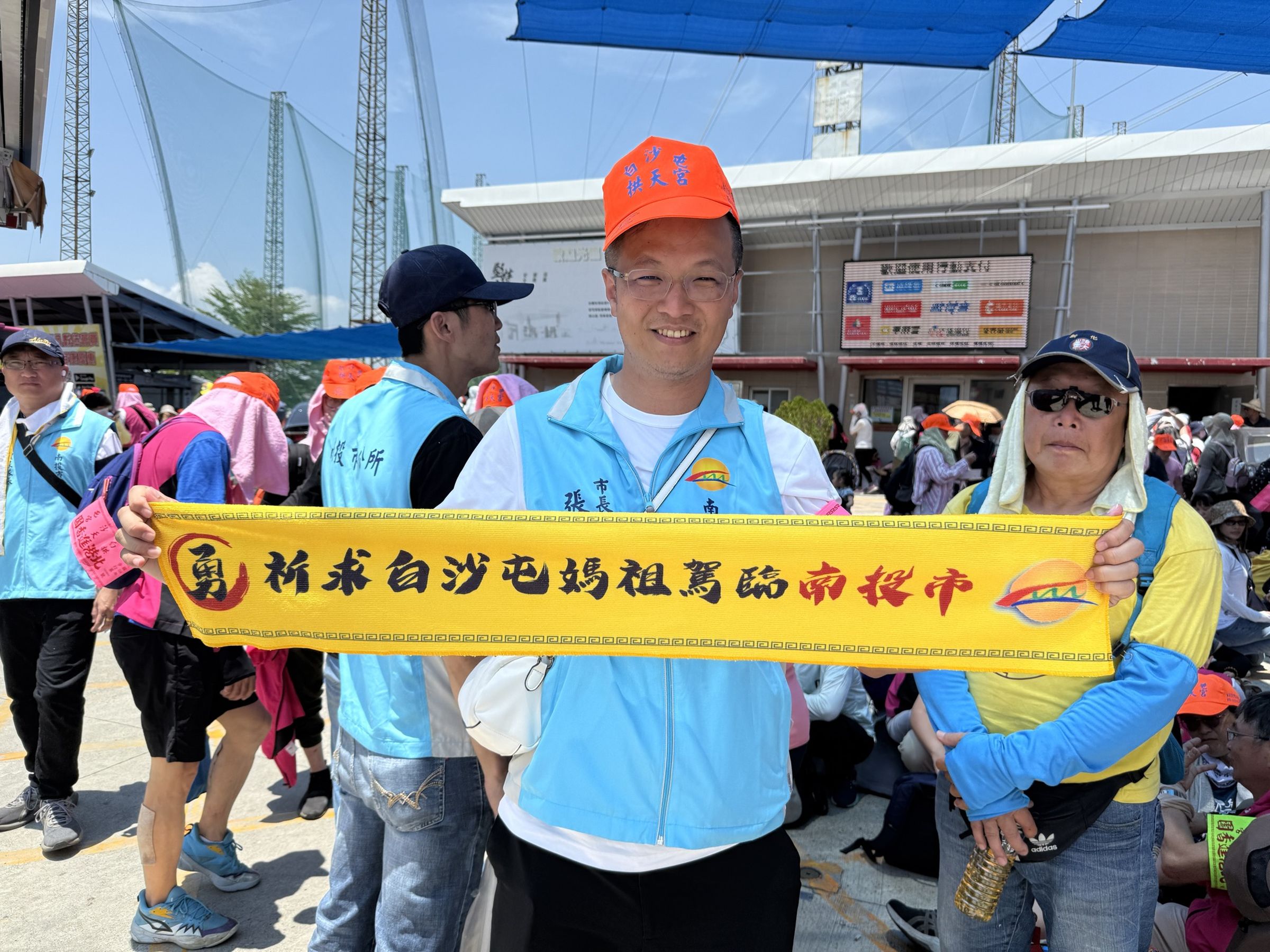 白沙屯媽祖確定進入南投，南投市長張嘉哲表示，鄉親同心祈求，全力迎駕。（翻攝自張嘉哲（南投市長） 臉書）