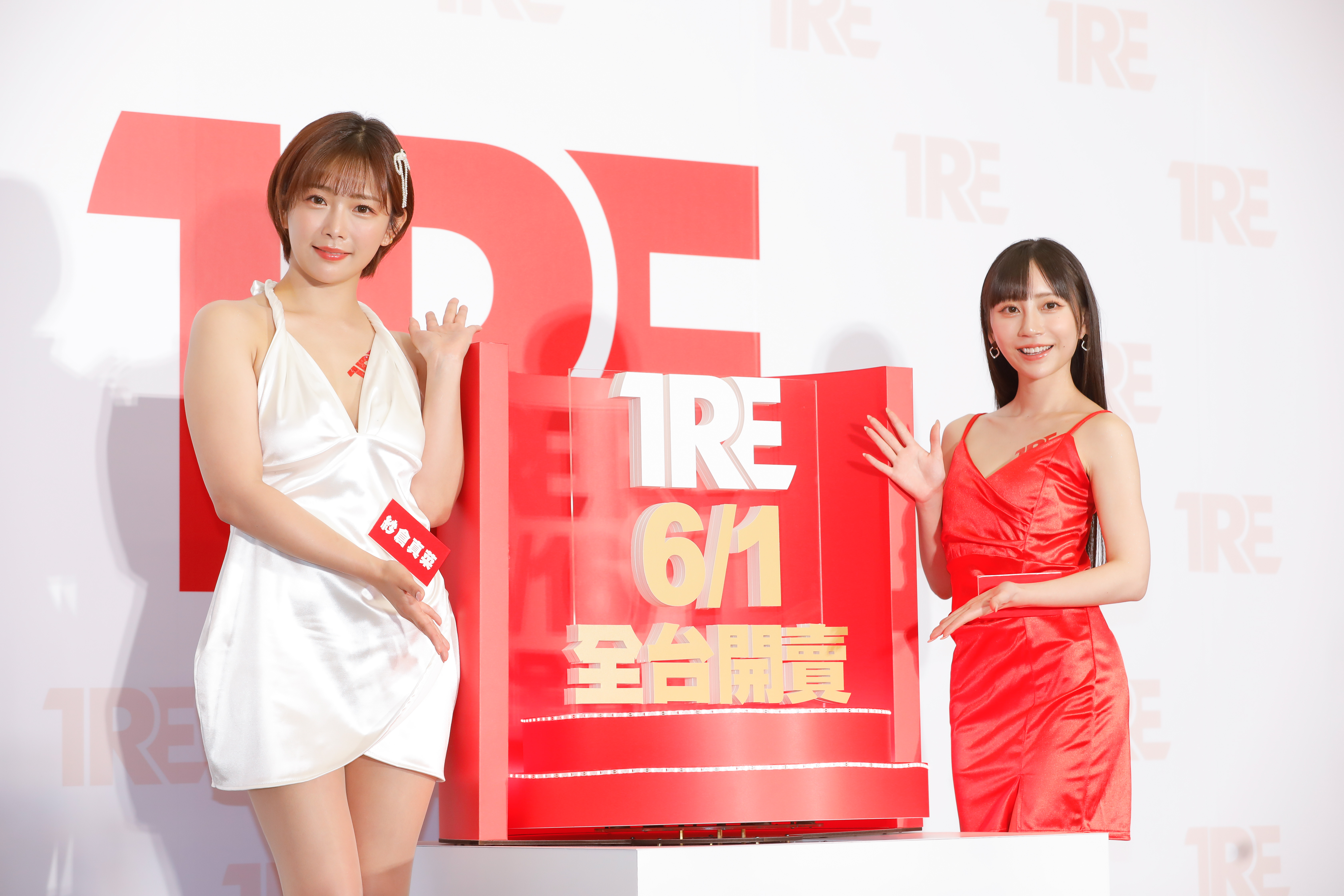 紗倉真菜首次參與TRE台北國際成人展，今與七澤米亞出席記者會催票。