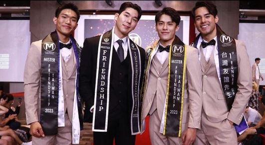 朱天宇出國比賽，獲得友誼先生第二名。（翻攝自朱天宇IG）