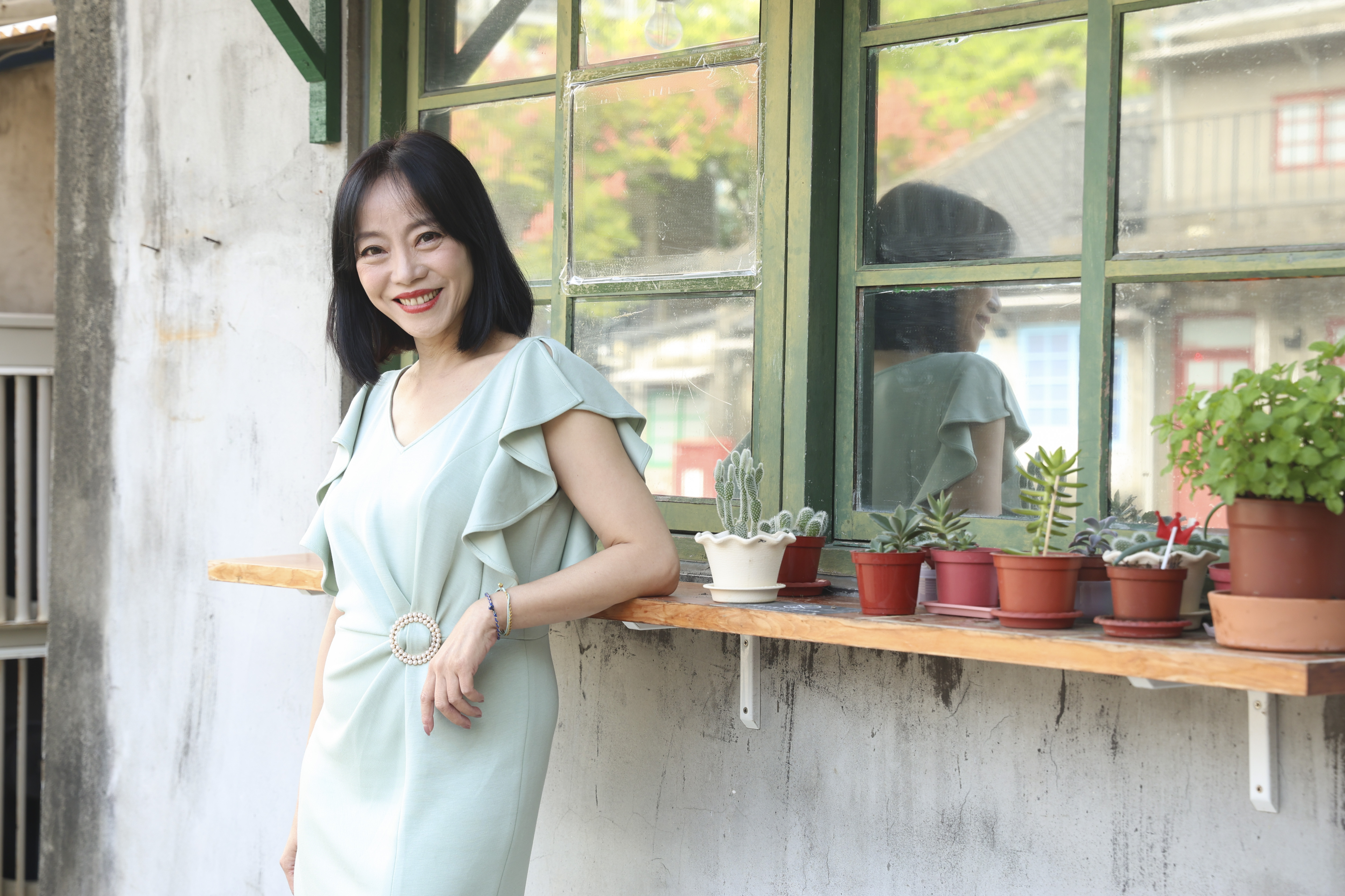 范瑞君今現身分享入圍金鐘獎的喜悅。