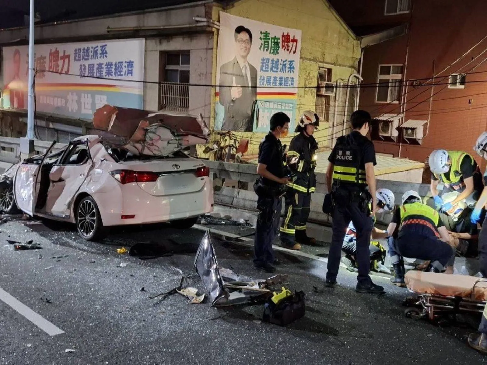 彰化BMW毒駕釀2死悲劇。（翻攝畫面）
