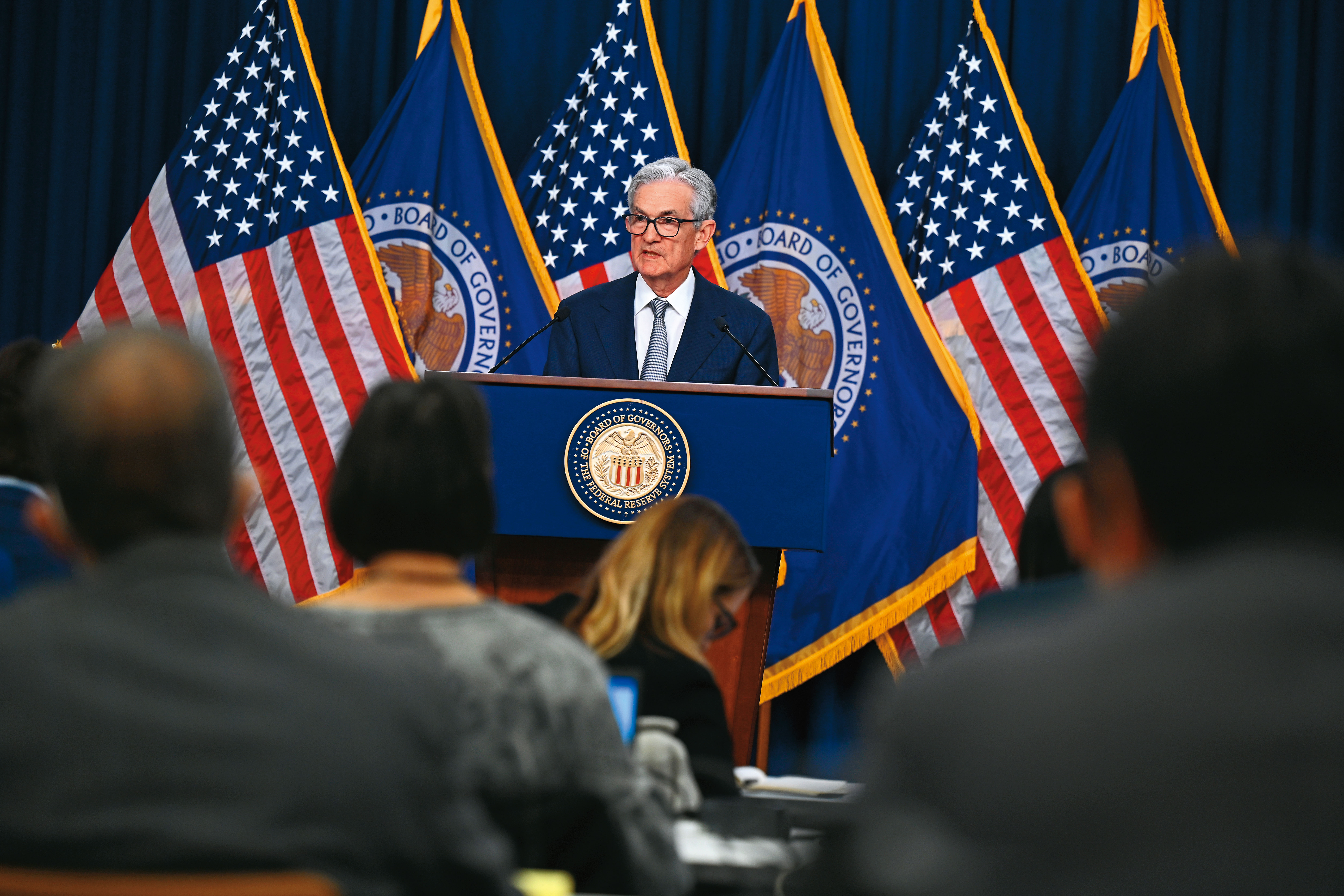 聯準會暴力升息告一段落，但是名目利率超過通膨率的實質緊縮效應，才剛剛開始。（聯準會提供）