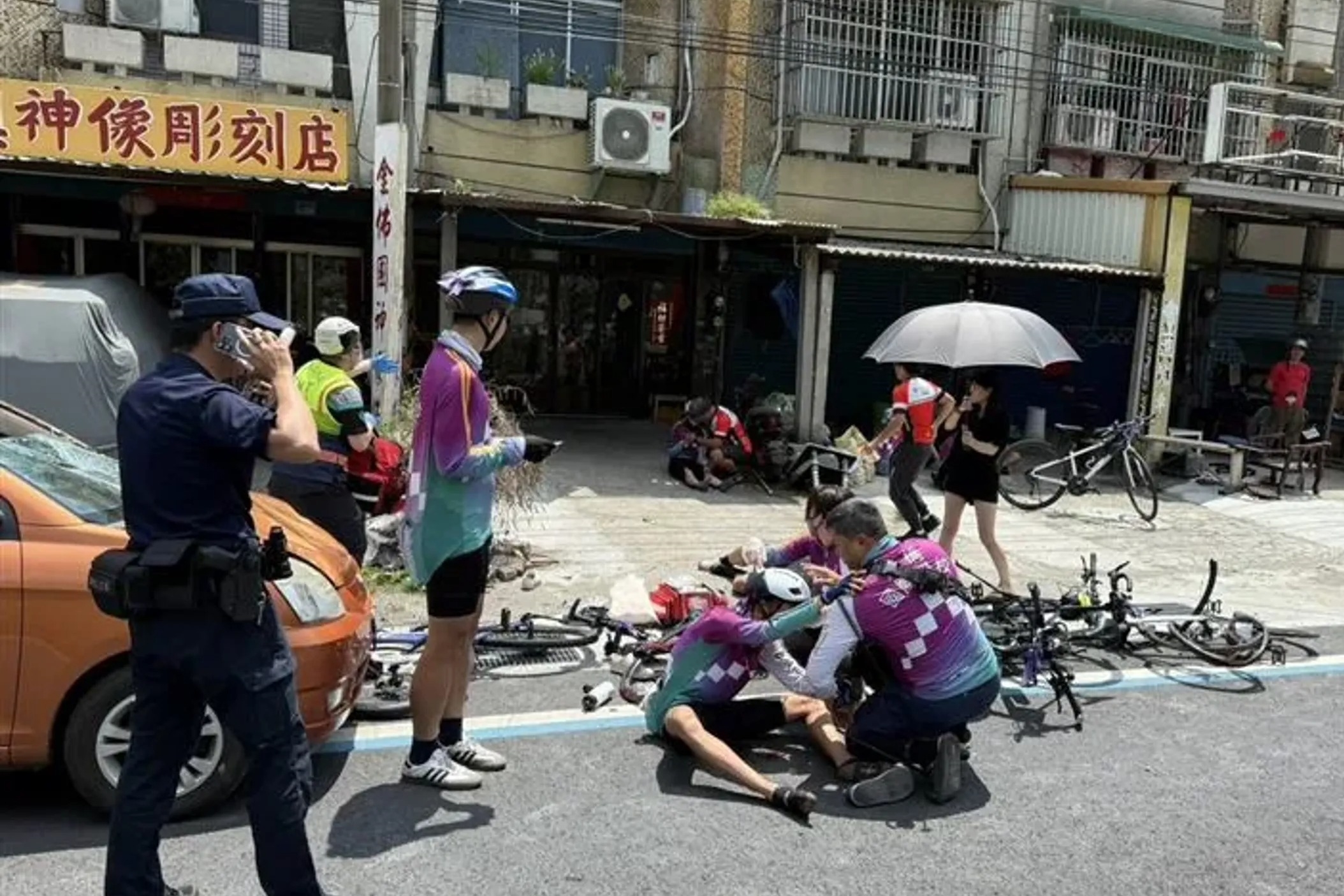 康橋國際學校今年4月發生重大車禍，受傷最嚴重的顏溢軒一度休克，昏迷指數僅3分。（翻攝畫面）
