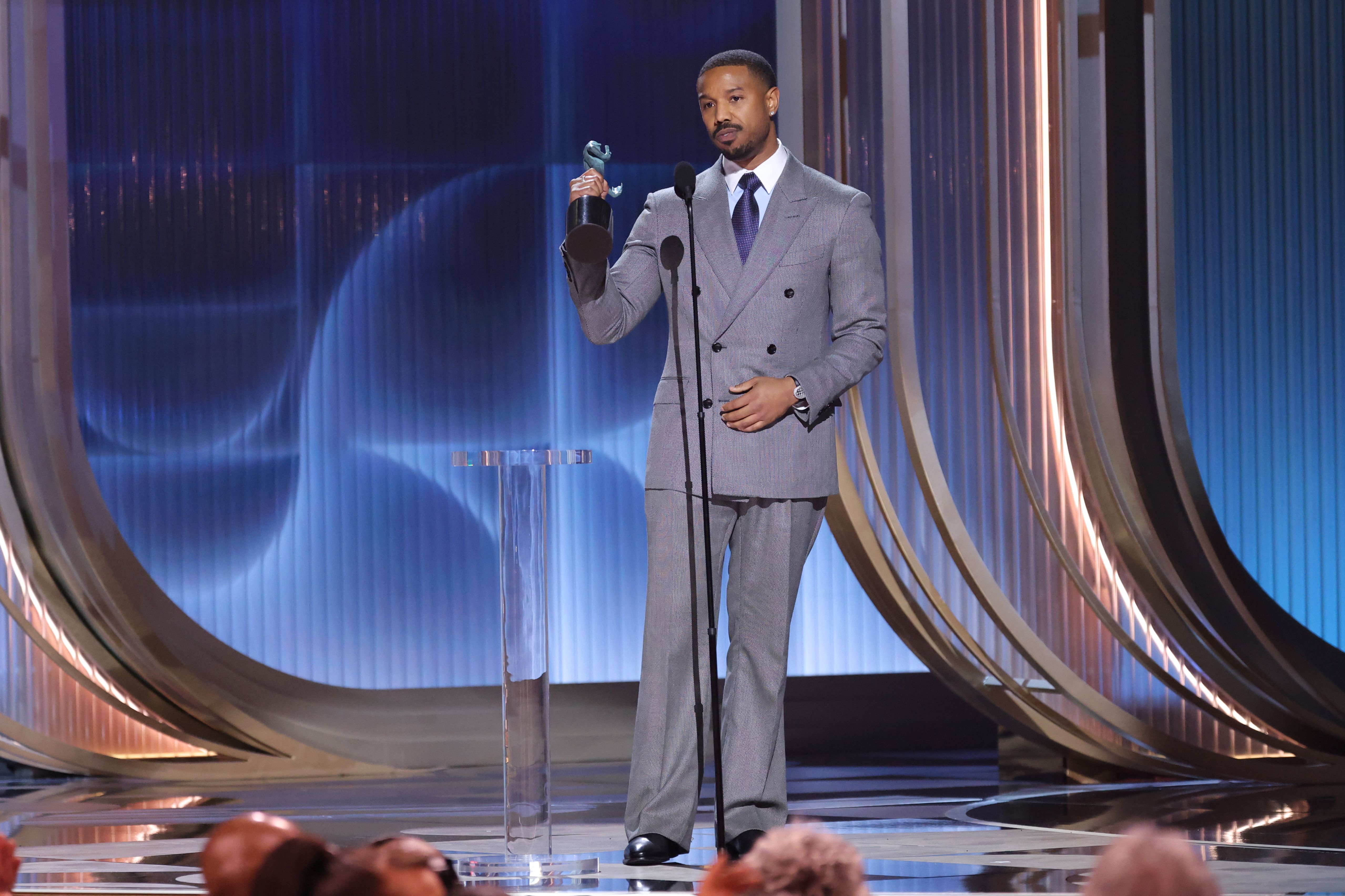 最佳男主角麥可B喬丹。(Netflix提供)