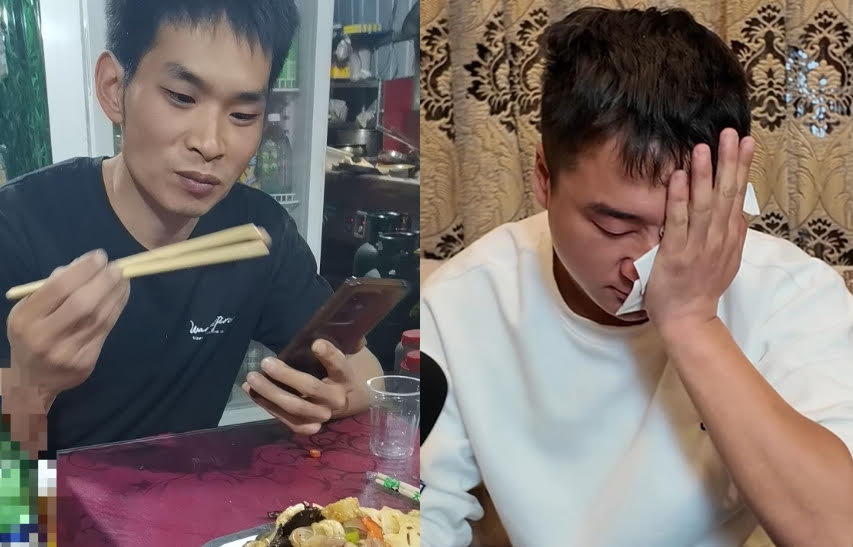 梁姓男子妻兒都被幼年好友殺害，近期在網上開帳號繼續追查案情。（翻攝微博）