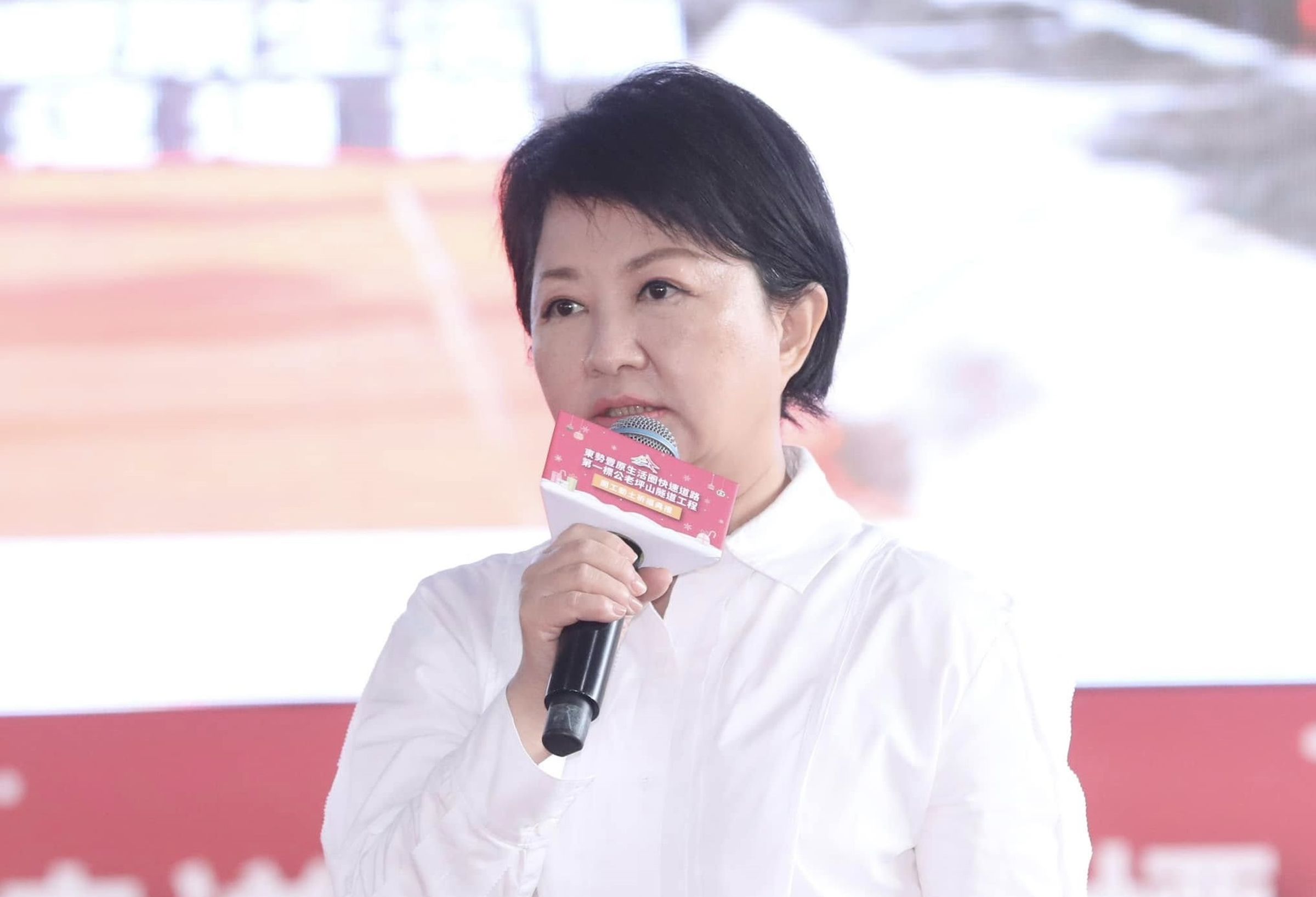 台中市長盧秀燕感染A型流感告假市政會議。(翻攝盧秀燕臉書)