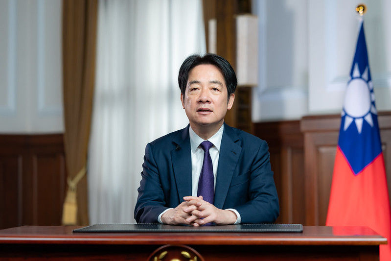 總統賴清德9日投書《彭博社》回應川普對等關稅政策。（總統府提供）