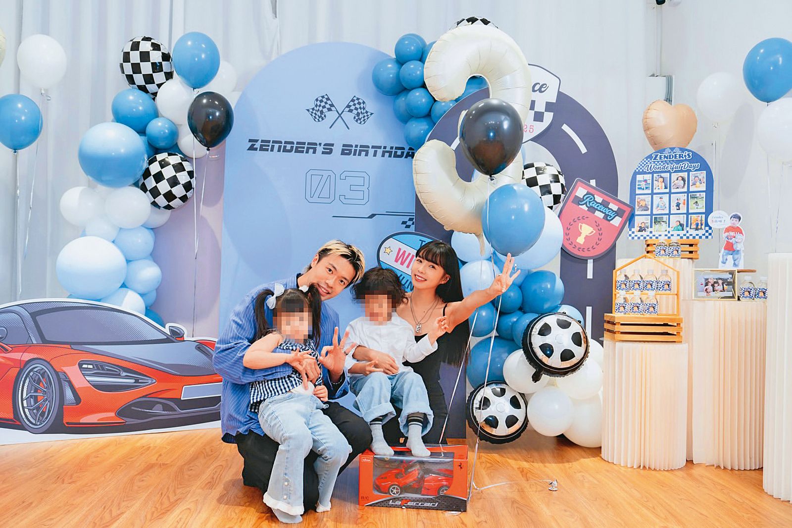 簡廷芮結婚5年，和老公育有2個小孩，常舉辦趴踢慶祝值得紀念的時刻。（翻攝自簡廷芮IG）