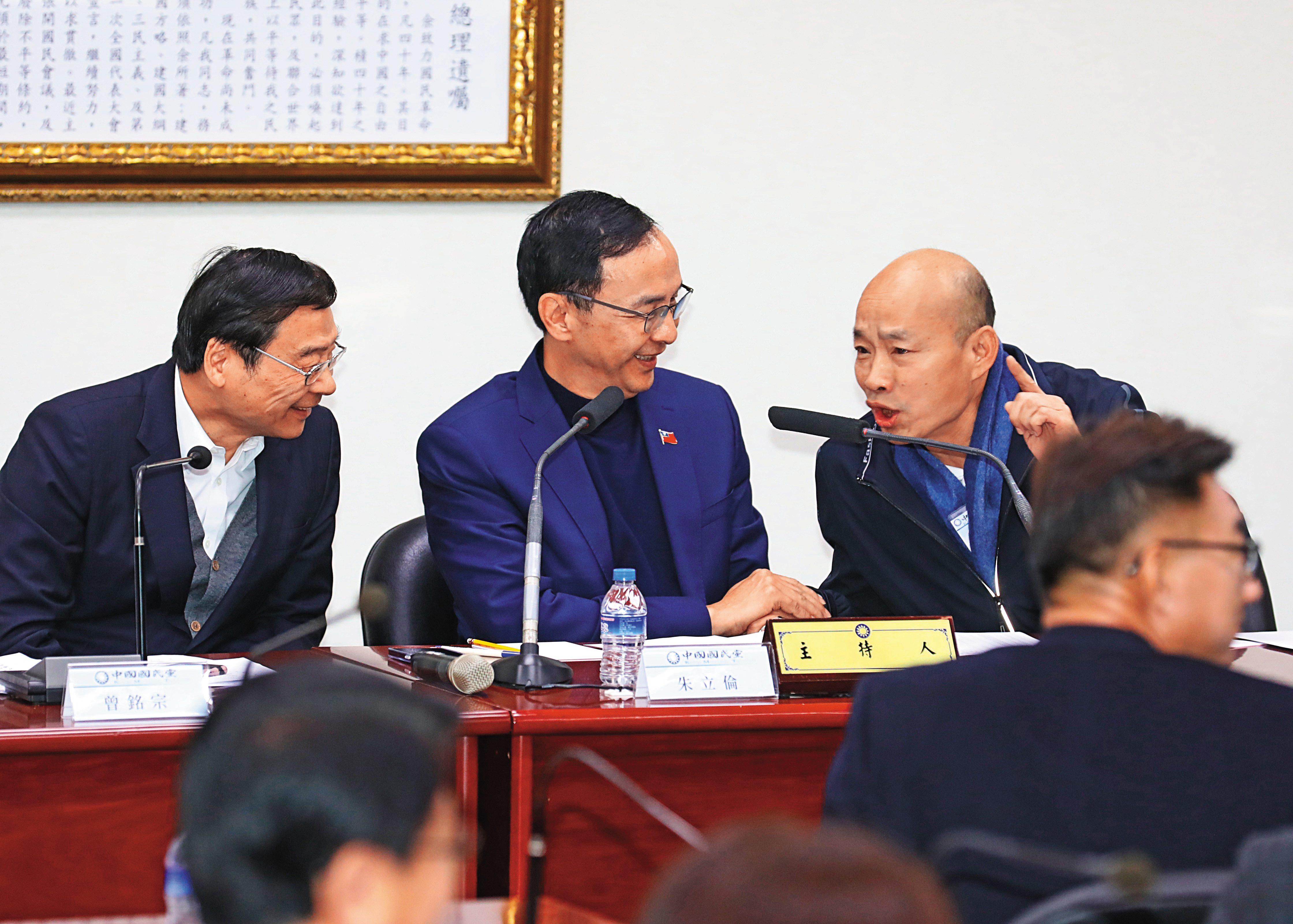 朱立倫幕後出手，助攻韓江配在黨內順利出線。