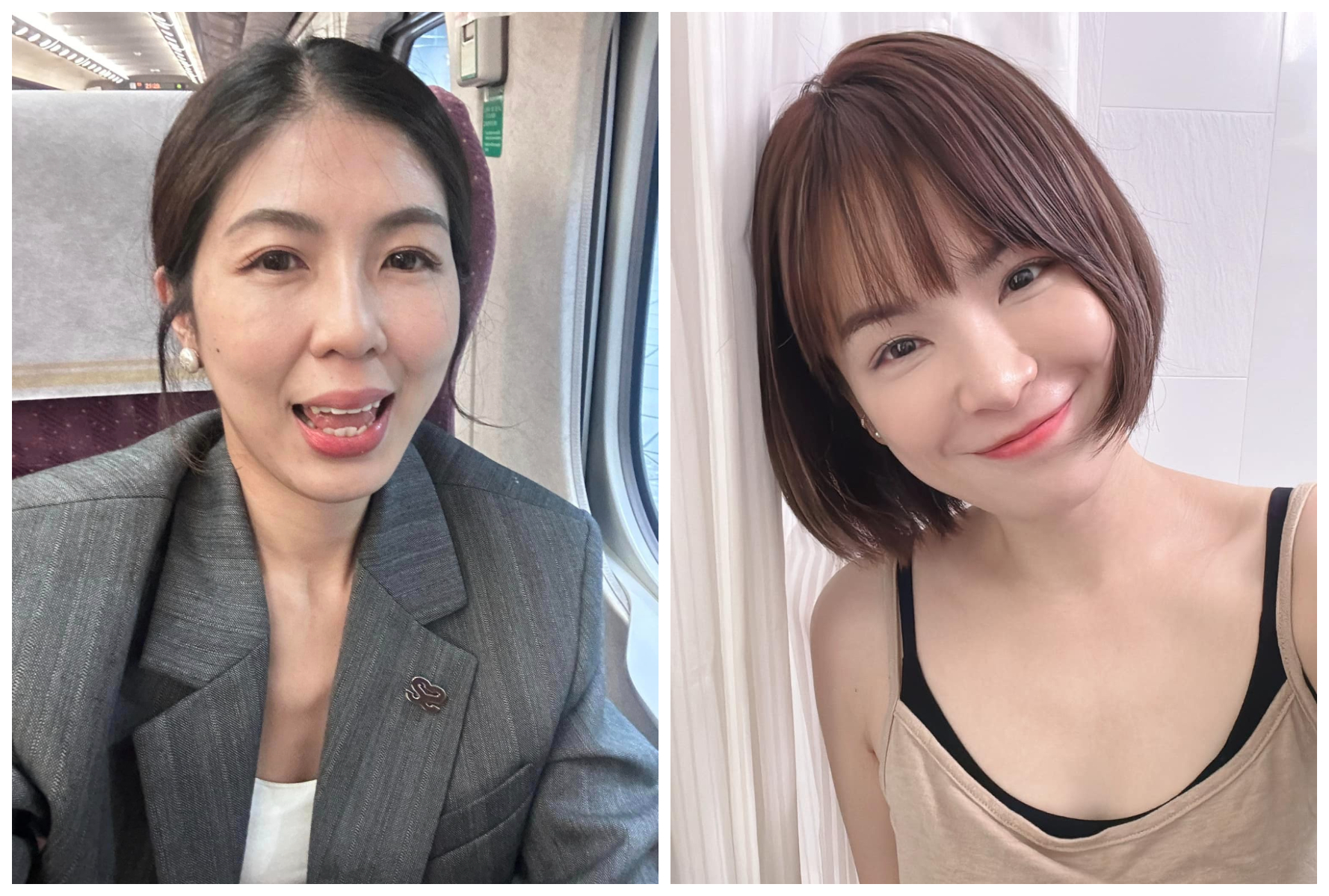 李怡貞（左圖）公布錯誤的北市幼兒園名稱，陳沂（右圖）對此開砲。（翻攝李怡貞臉書、陳沂臉書）