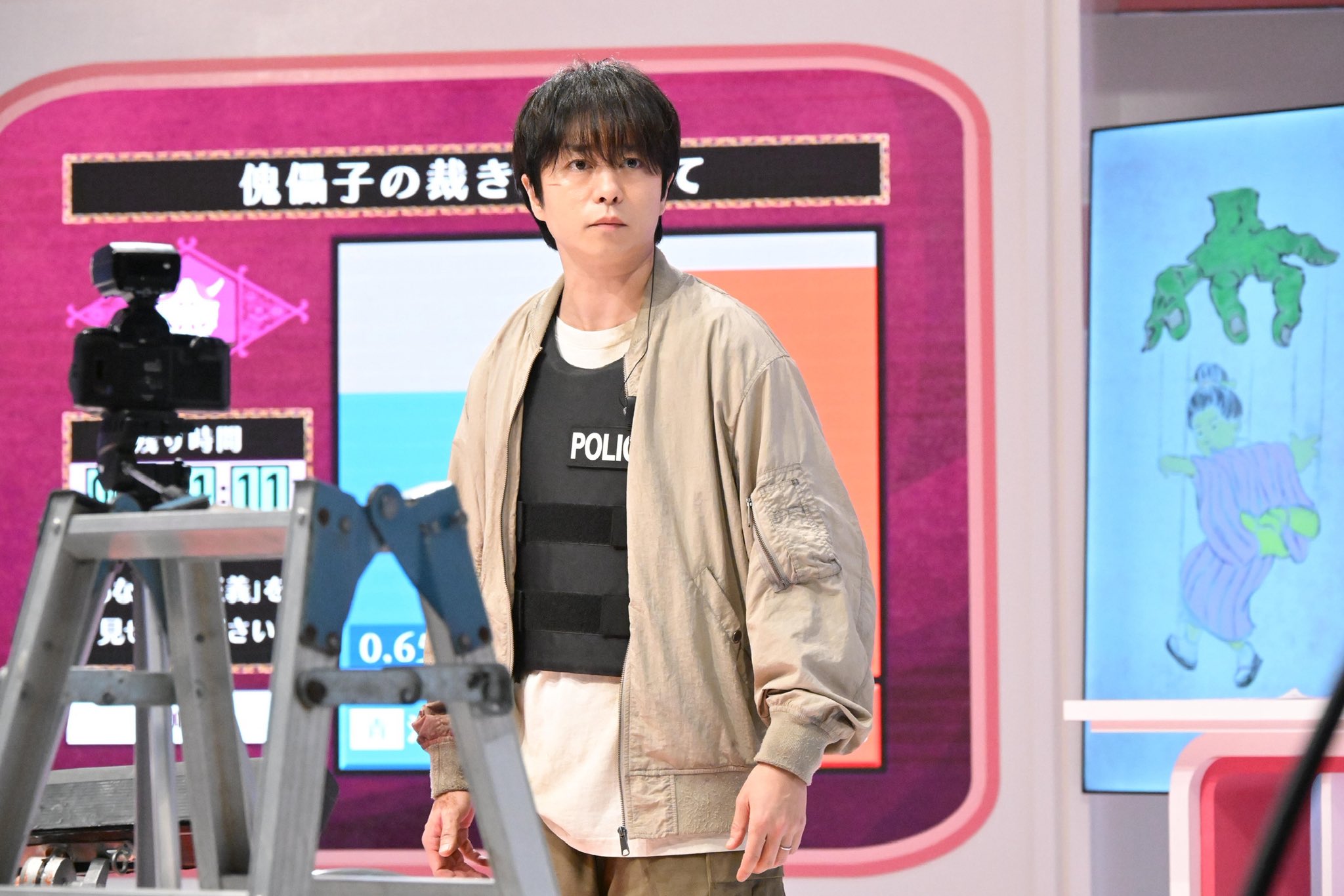 櫻井翔在《占領電視台》裡一句「騙人的吧!?」成為招牌台詞。(friDay影音提供)