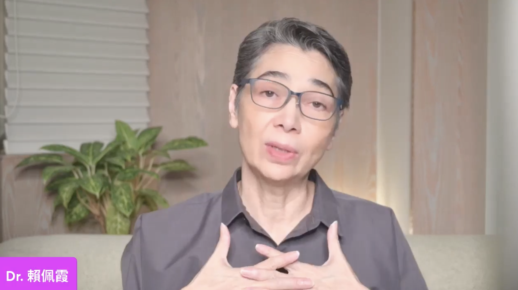 賴佩霞退選後首度開直播，暢聊過去三個月投入選戰的歷程。（翻攝賴佩霞臉書）