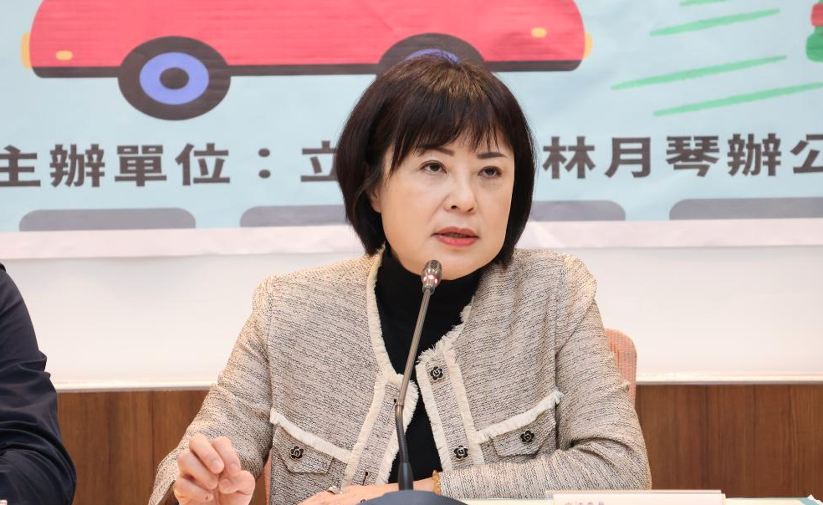 賴清德沒列席立法院說明彈劾案，林月琴喊支持。（林月琴辦公室提供）