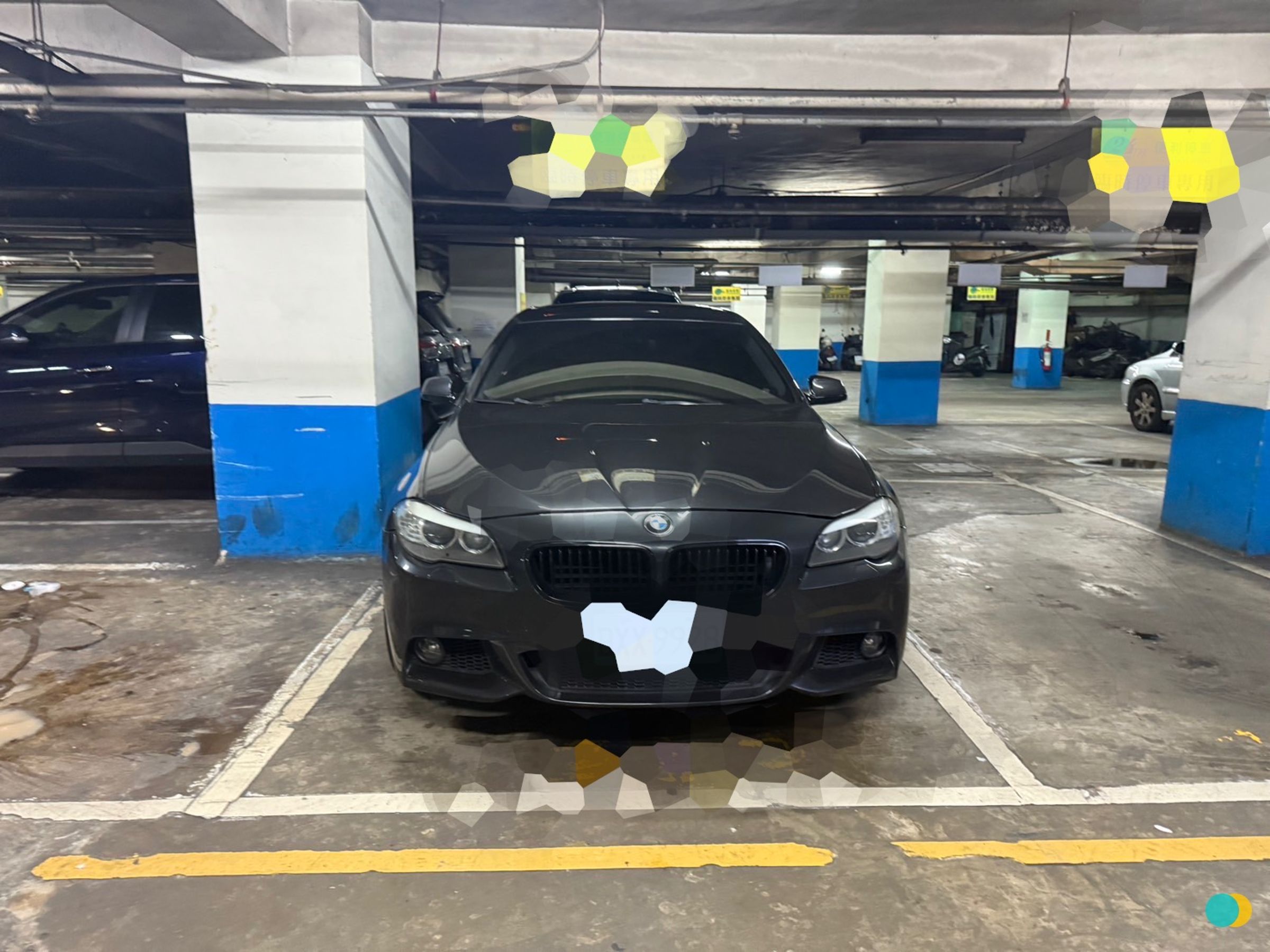 警方查扣作案車輛。(翻攝畫面)