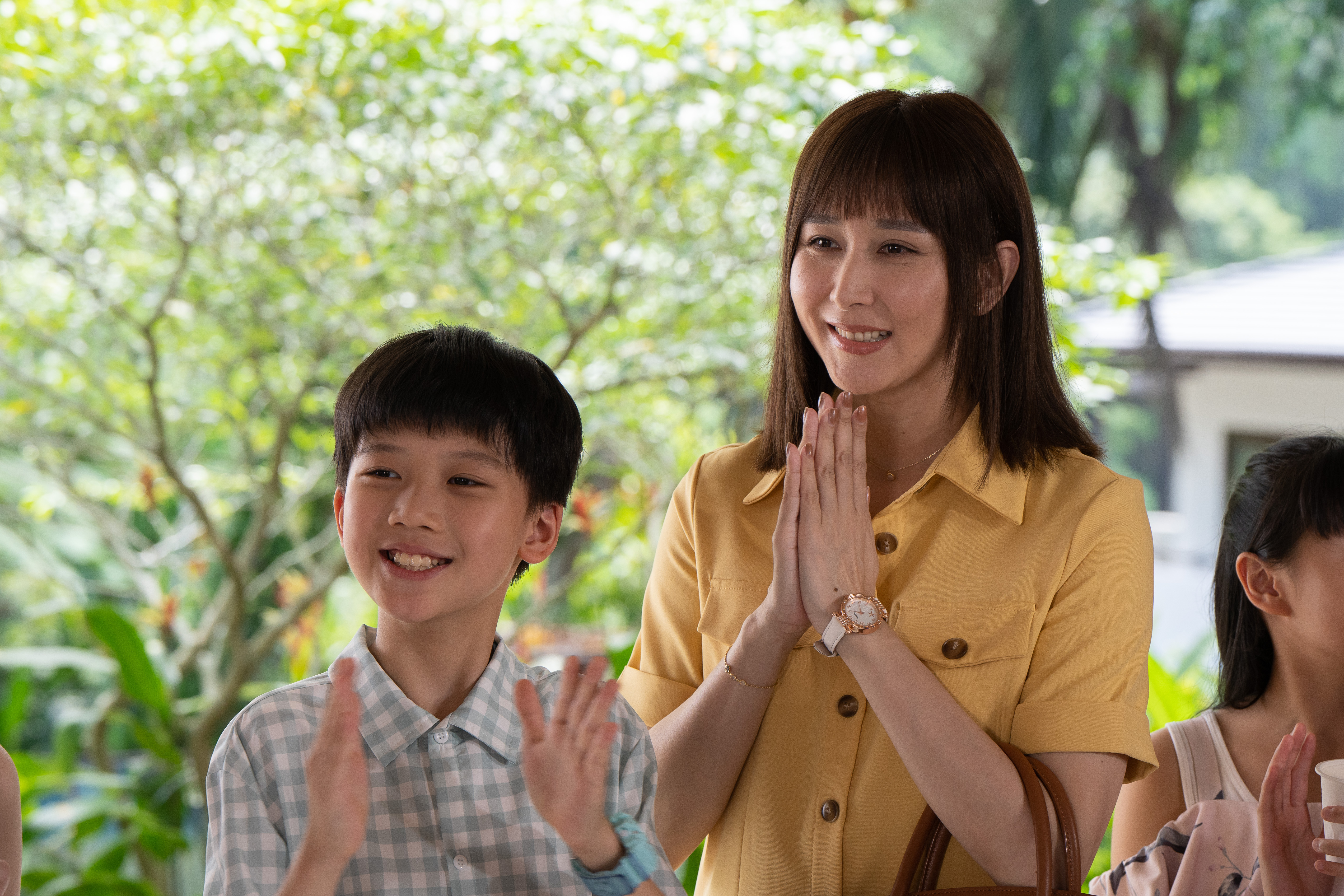 暌違22年，電影《小孩不笨3》回來啦，左：周俞辰、右：胡靜。（華映娛樂提供）