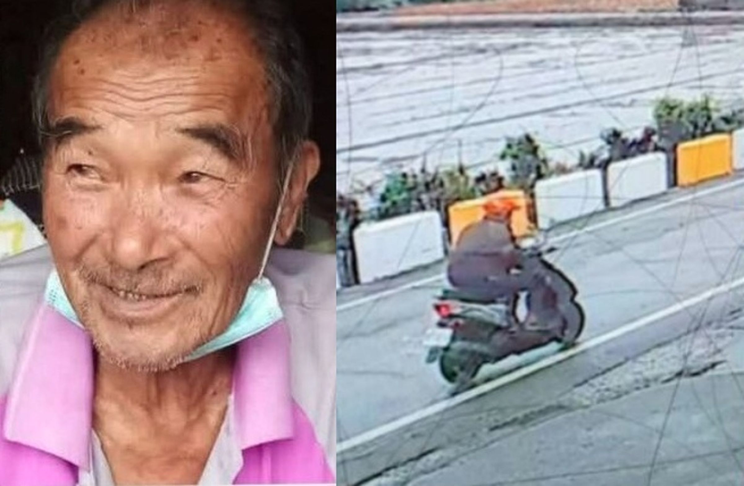 彰化二林85歲謝姓阿伯失蹤已逾3週,家屬公布其失蹤當日所騎乘的「銀灰色機車」特徵,盼民眾協助留意。(翻攝自臉書/二林人的大小事)