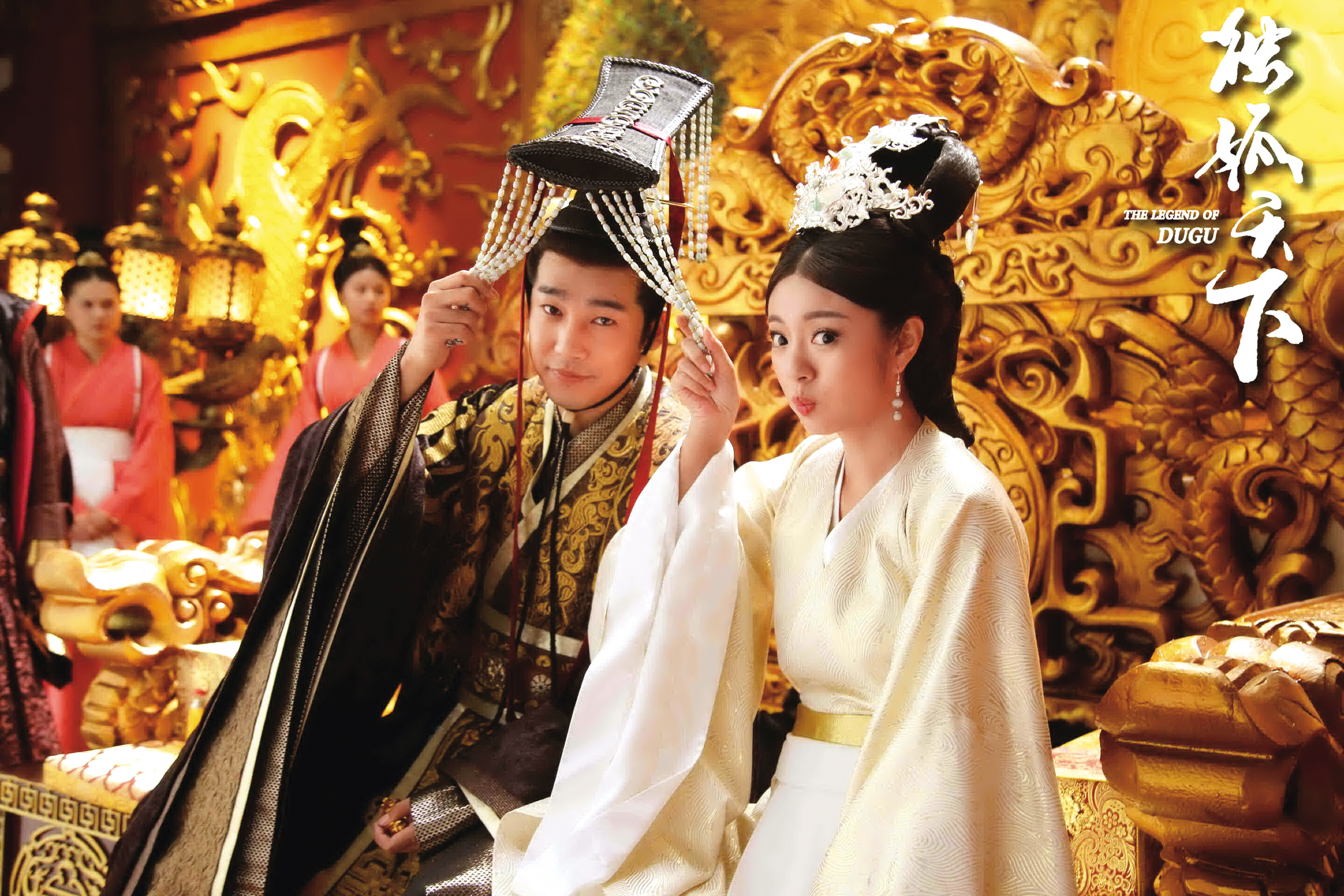 拍《獨孤天下》時,安以軒飾演獨孤家的長女獨孤般若,為了榮耀家族只有一個目的「要當皇后」。(東方IC)