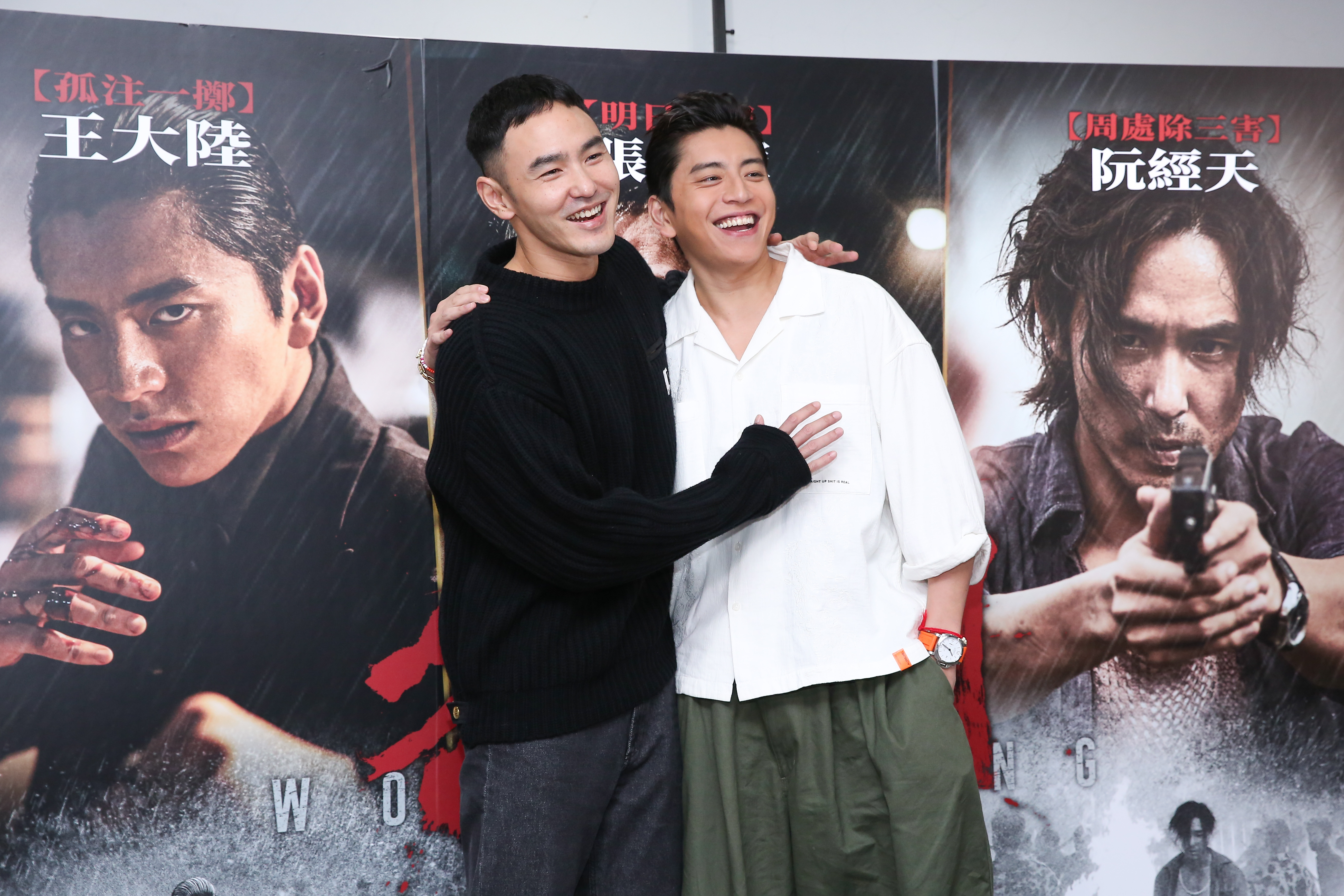 阮經天與王大陸拍完戲後結下好交情，直稱自己運氣很好，這幾年拍完戲都能交到好朋友。