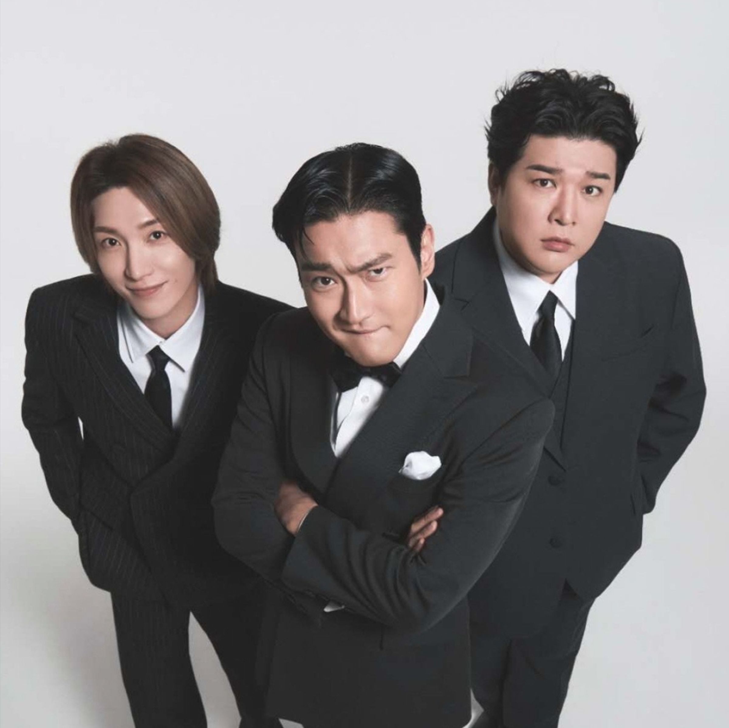 利特（左起）、始源及神童3人組成的最新子團體 SUPER JUNIOR-L.S.S.將在本屆風雲榜登台表演。（圖／KKBOX提供）