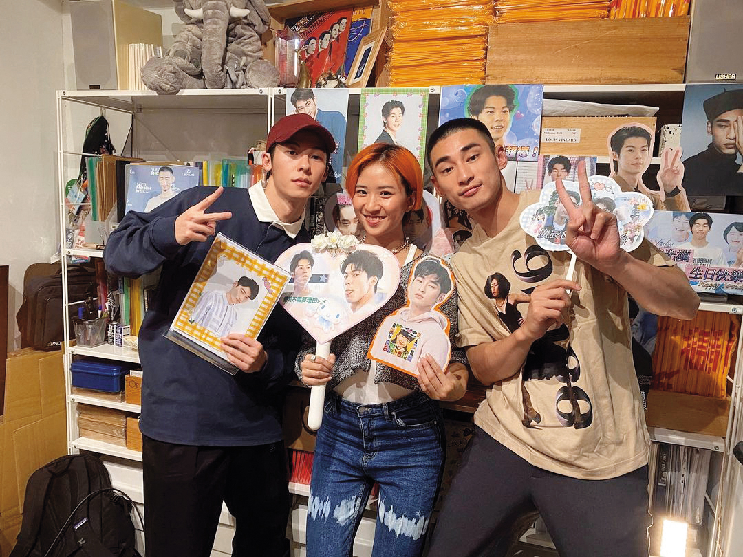 章廣辰（右）、許光漢（左）上9m88（中）節目，三人私交往來密切。（翻攝自章廣辰IG）