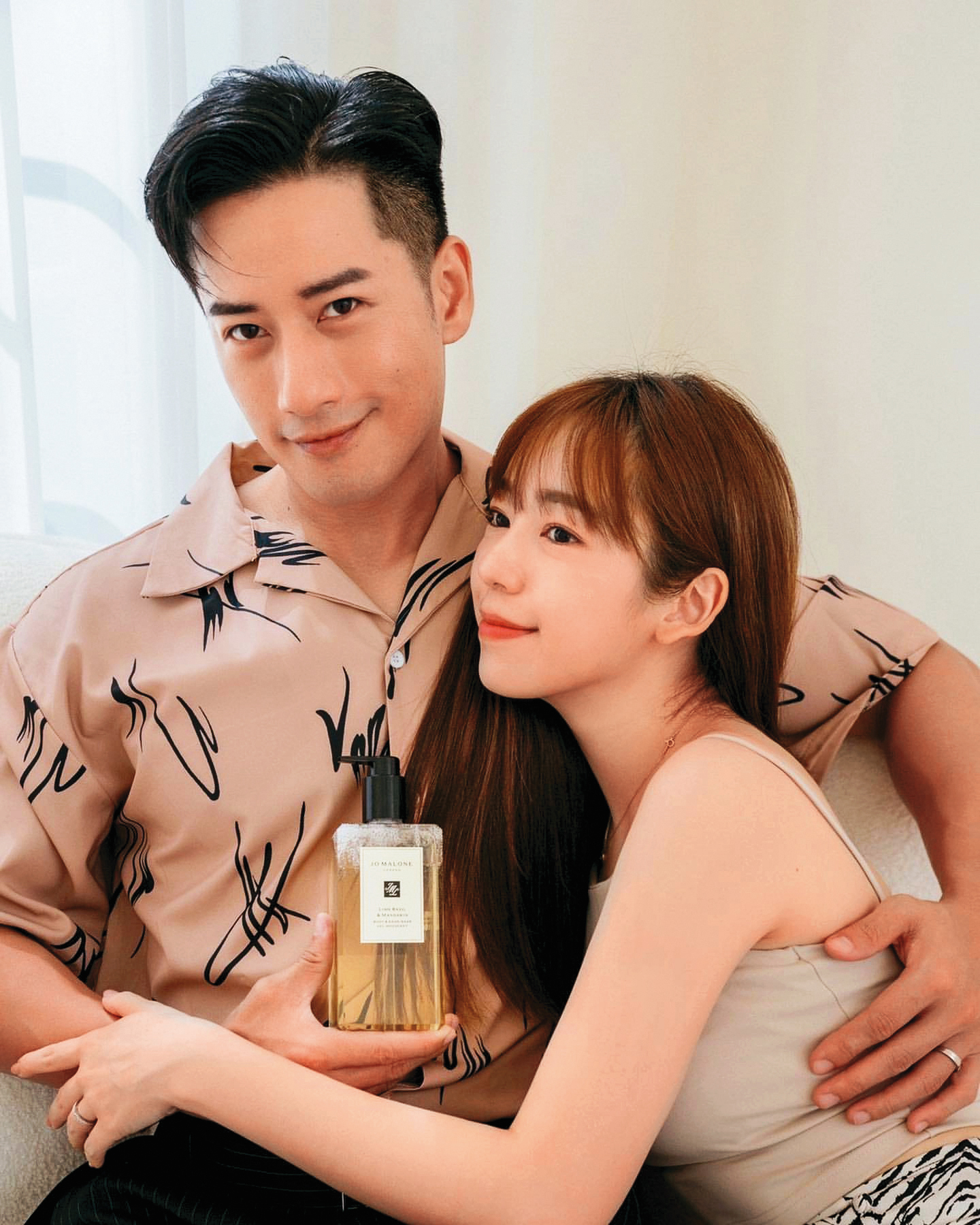 周孝安（左）和陳天仁（右）的短命婚姻只維持2年。（翻攝自周孝安IG）