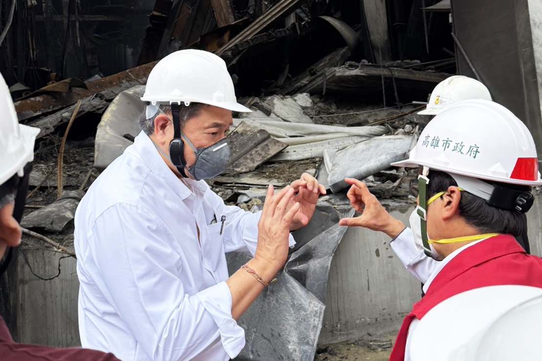 台泥集團旗下三元能源科技今日發布高雄小港鋰電池廠火災調查進度報告，初步研判，事故發生指向「多重系統異常與事件疊加」所致。（台泥提供）