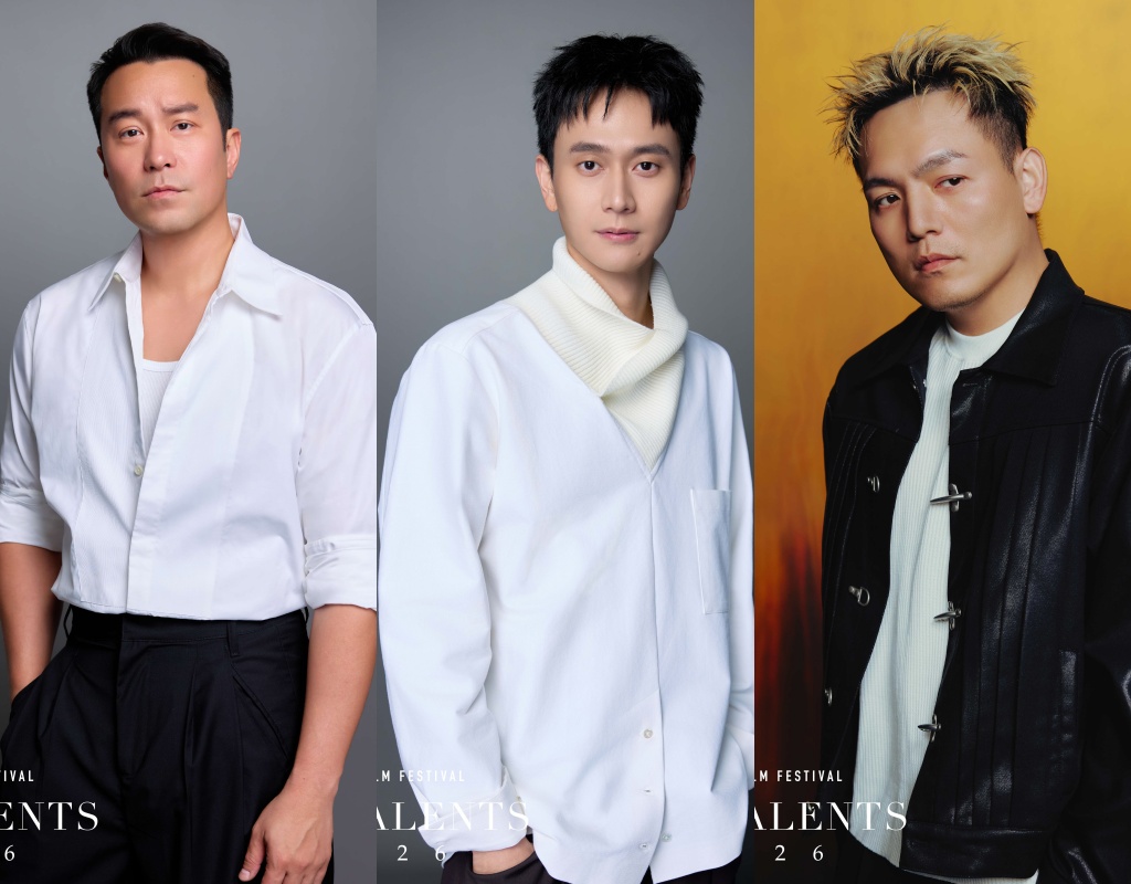 張孝全(左起)、劉冠廷、春風。(台北電影節提供)