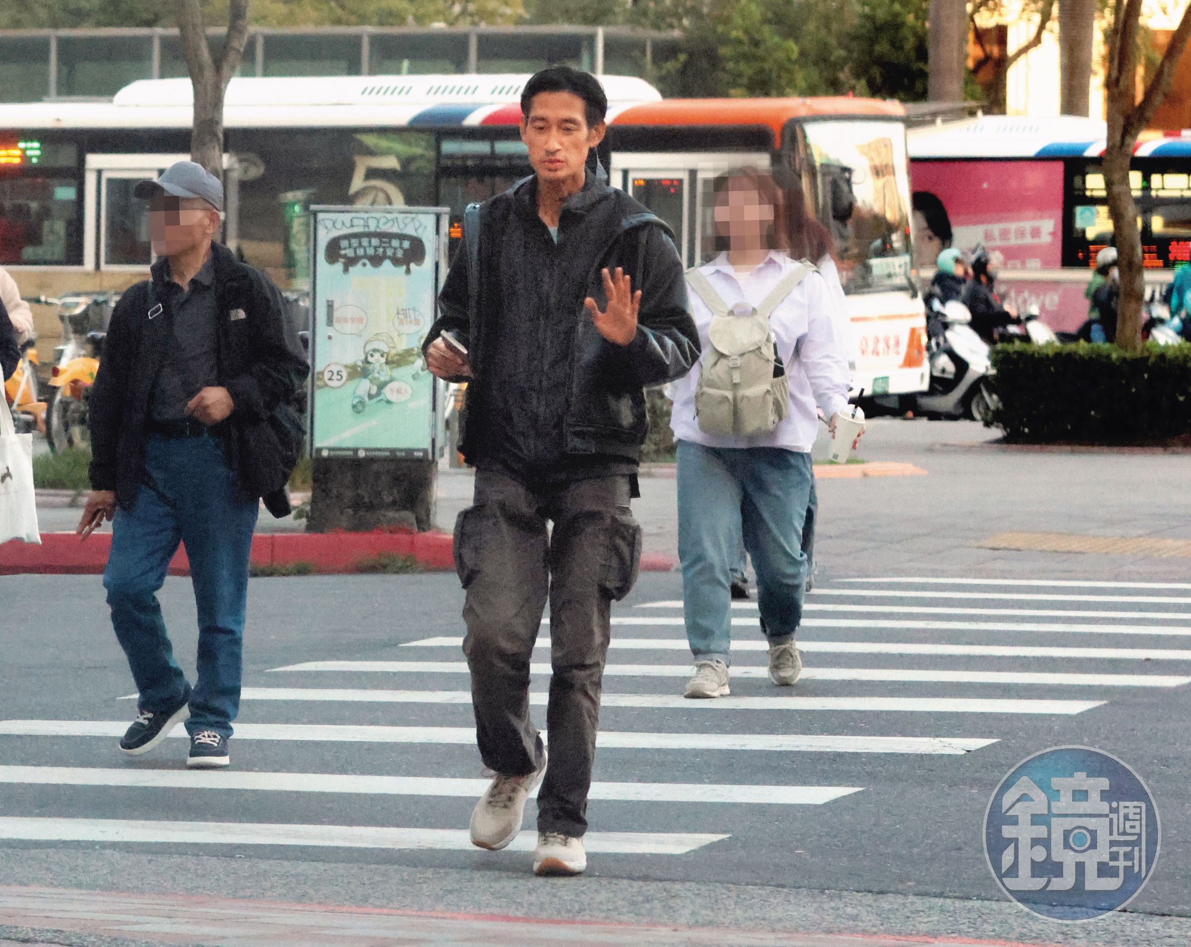 唐治平經常在台北街頭出沒,過去一年來的目擊情報既多又常曝光。