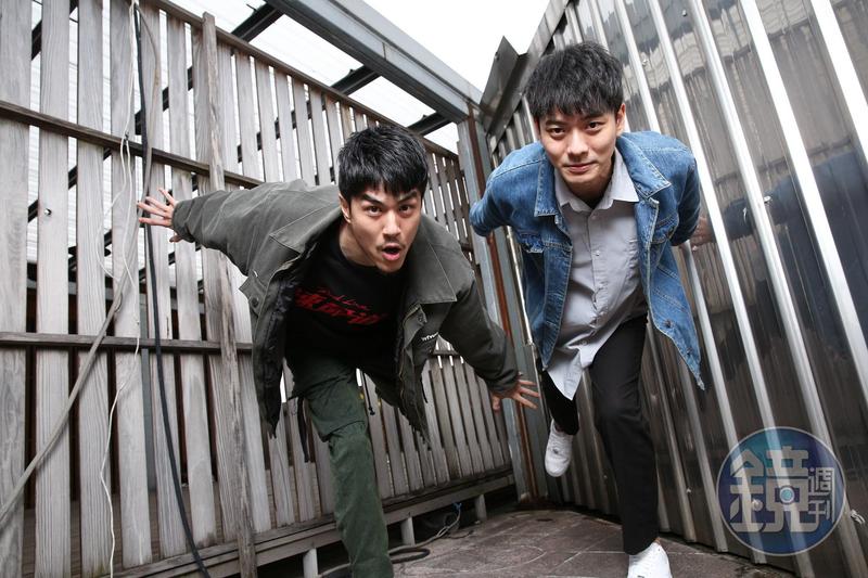 柯有謙（左）前年首度擔任導演，執導電影《速命道》。