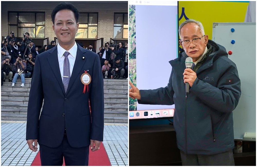 邱鎮軍（左圖）和陳超明（右圖）遭鎖定罷免。（翻攝邱鎮軍、陳超明臉書）