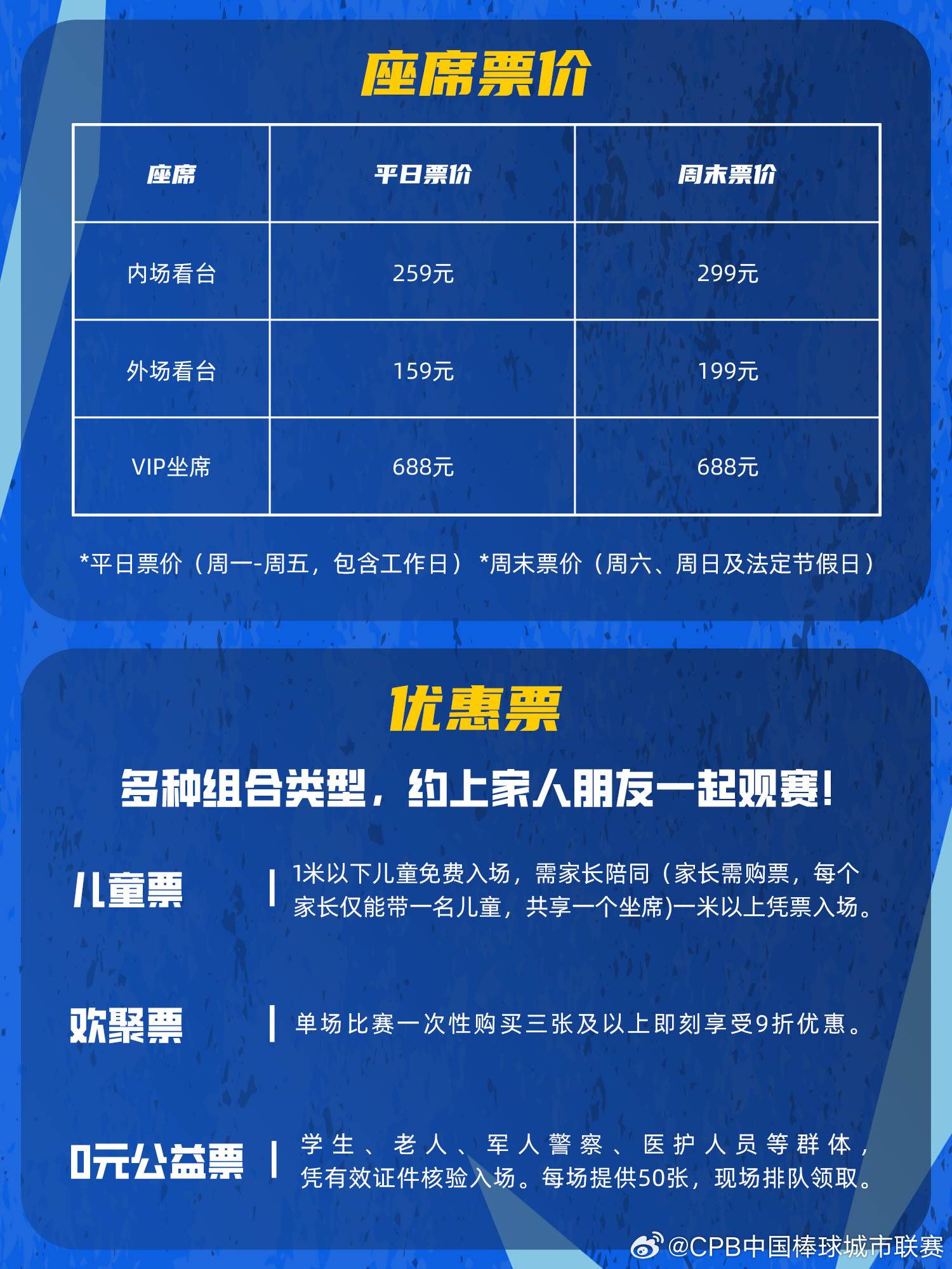 中國CPB聯賽平日票價也不便宜。（翻攝中國CPB微博）