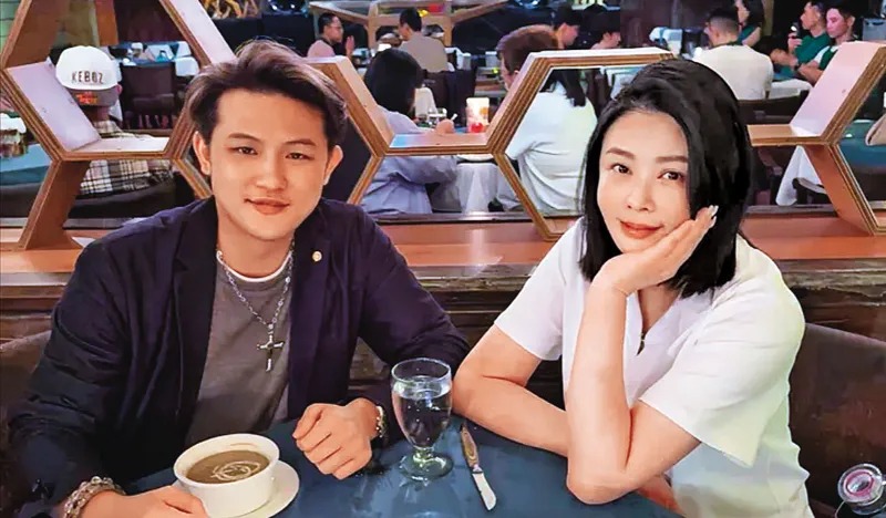 藝人蕭淑慎(右)老公梁軒安(左)再爆性侵醜聞。(翻攝蕭淑慎臉書)