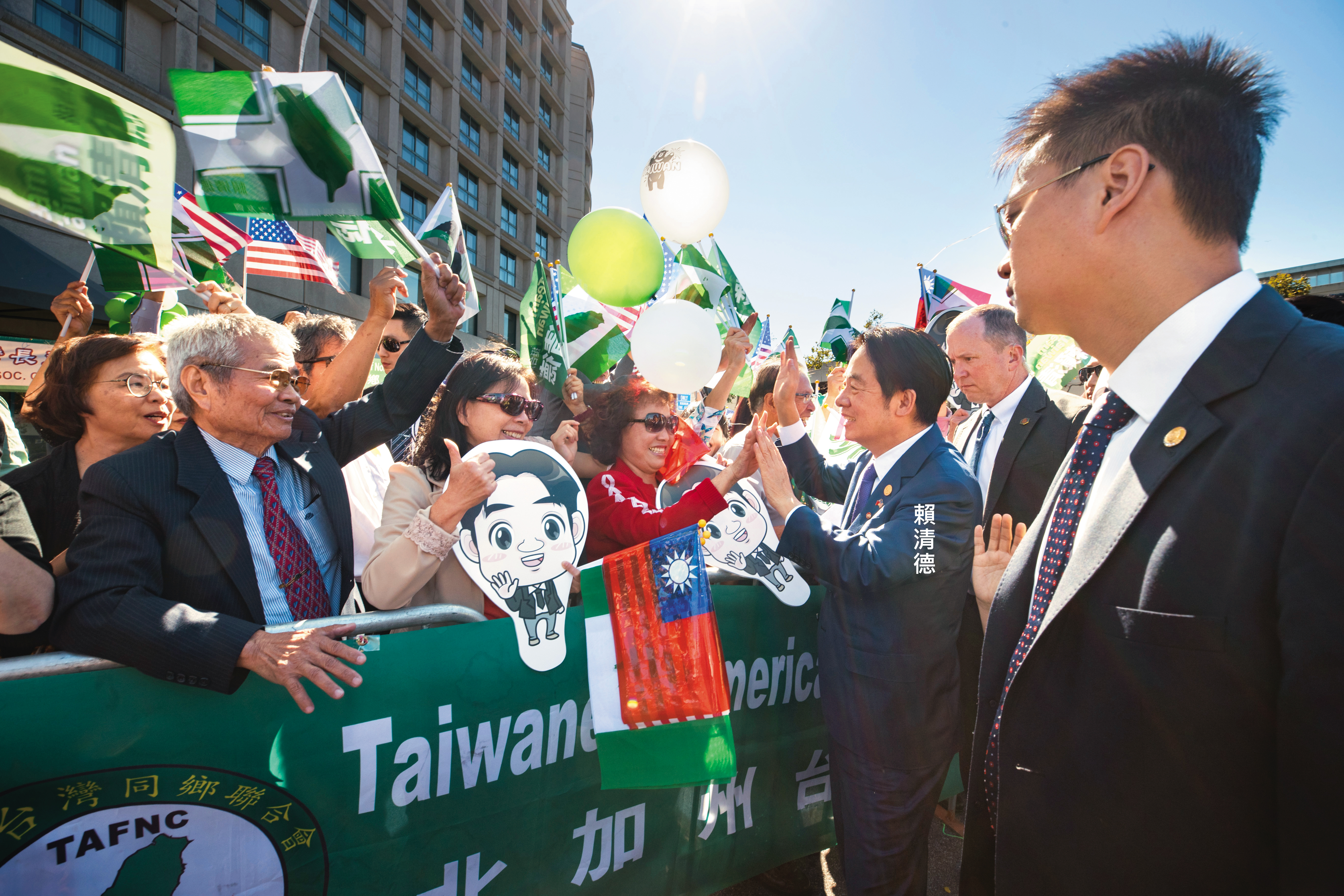 賴清德在副總統任內出訪友邦巴拉圭參加該國元首就職大典，包括班機抵達時間及住宿樓層都被外洩。（翻攝總統府flickr）