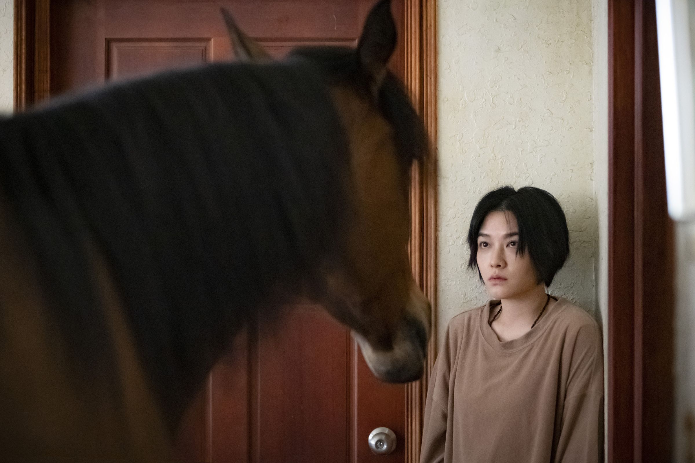 聽聞要與一匹馬演戲,范曉萱即使正在進行新專輯製作,也要接演《馬語》。(台北市影委會提供)