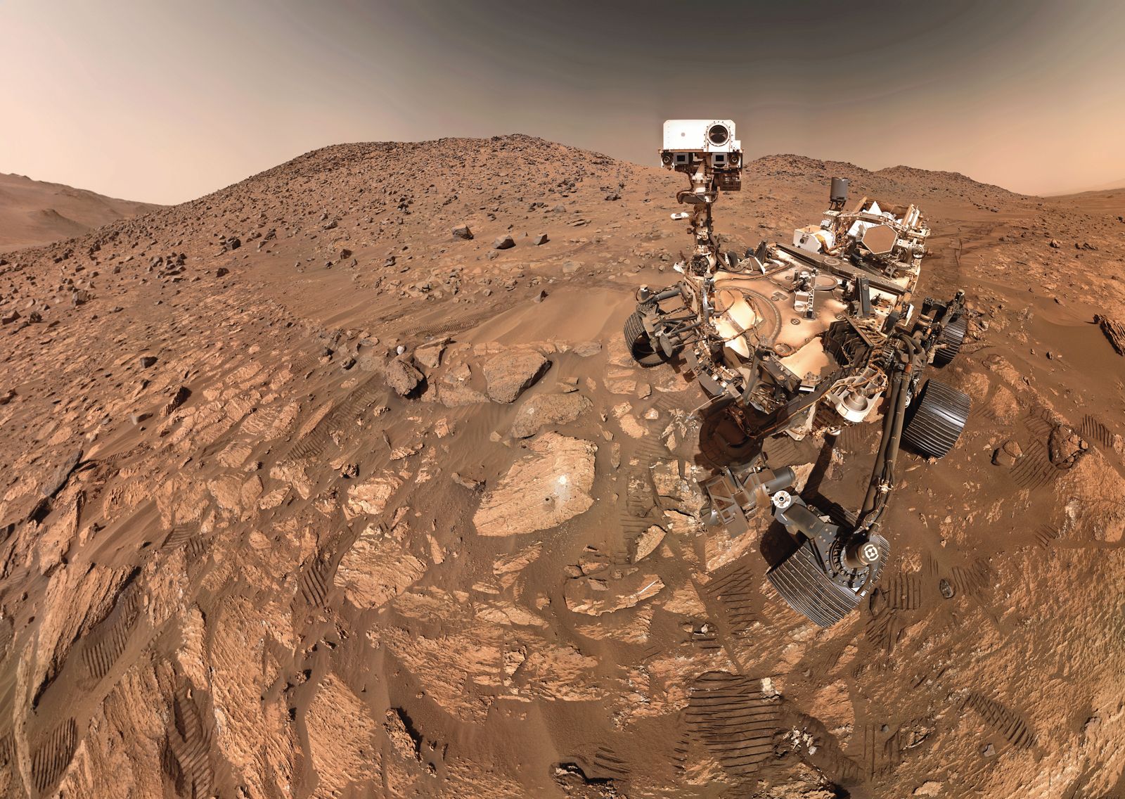 群聯儲存技術已應用於NASA「毅力號」火星探測任務，負責儲存高解析影像及科學資料。（翻攝NASA官網）