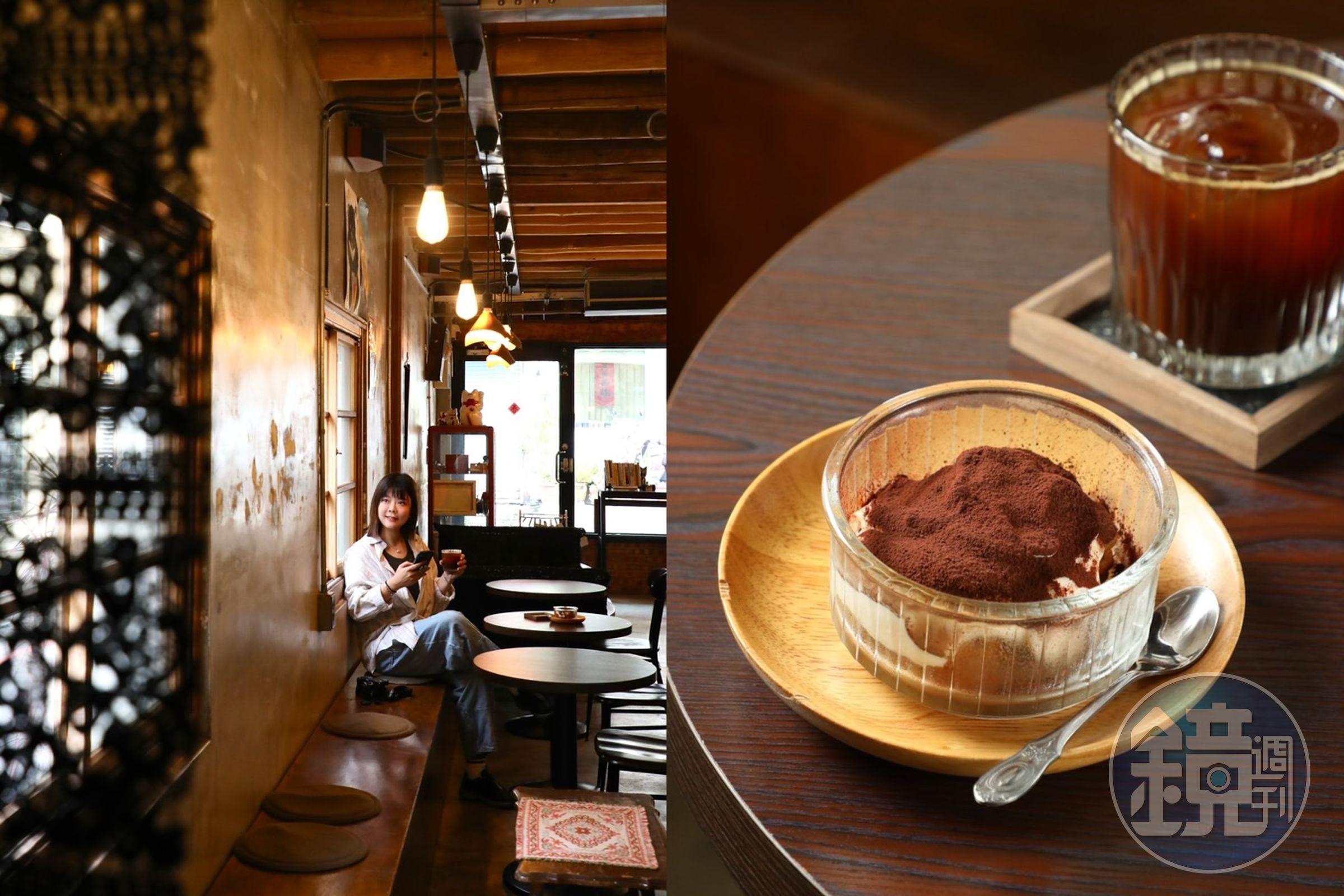 竹蓮寺旁的「陳宅CAFÉ」保留老宅絕大部分的原始容貌,希望來客願意花時間感受空間帶來的美好。