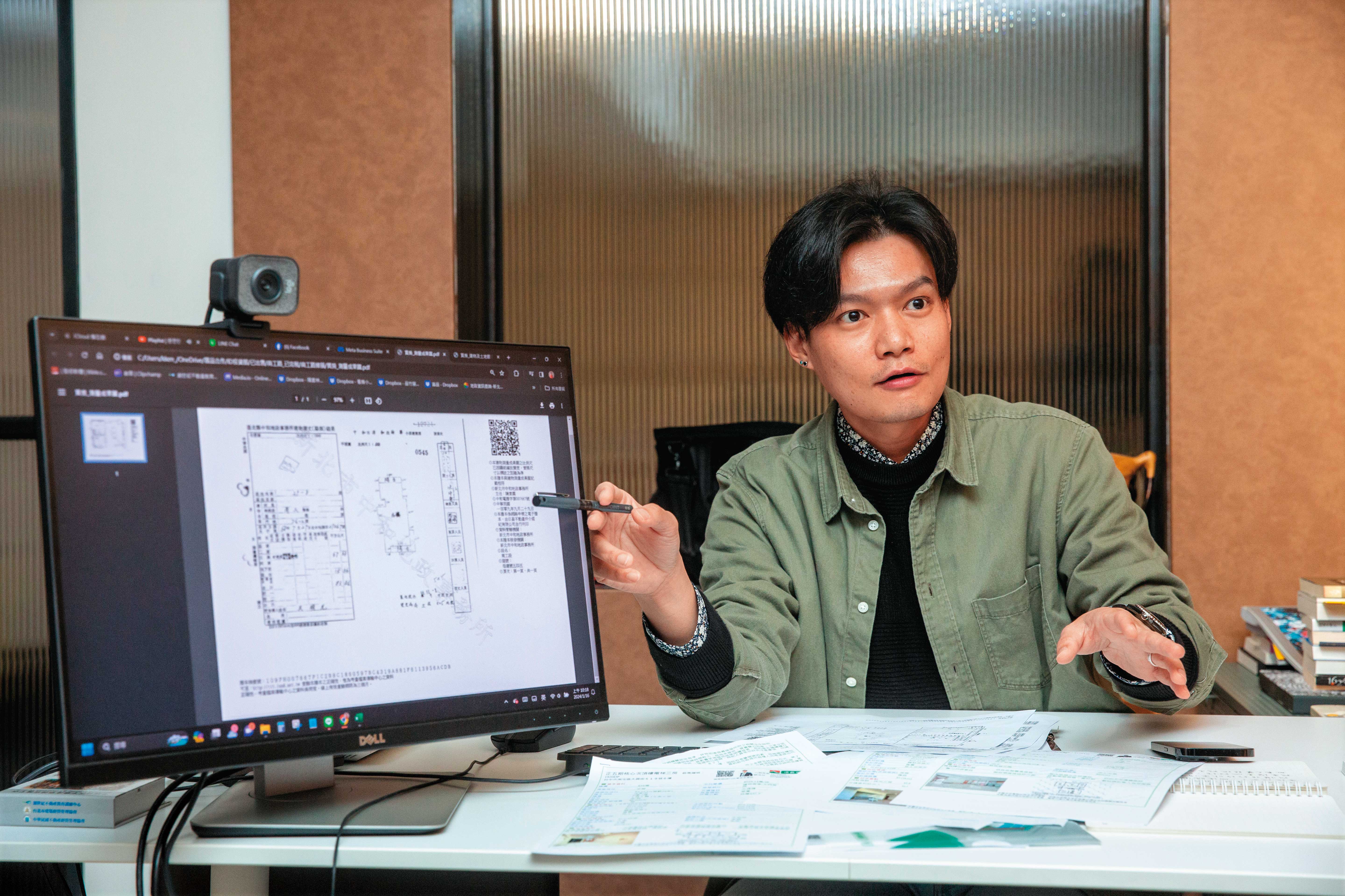 買屋收租要搭配圖面了解實際空間，林泰博認為「大門開肚」格局可發揮最大坪效。