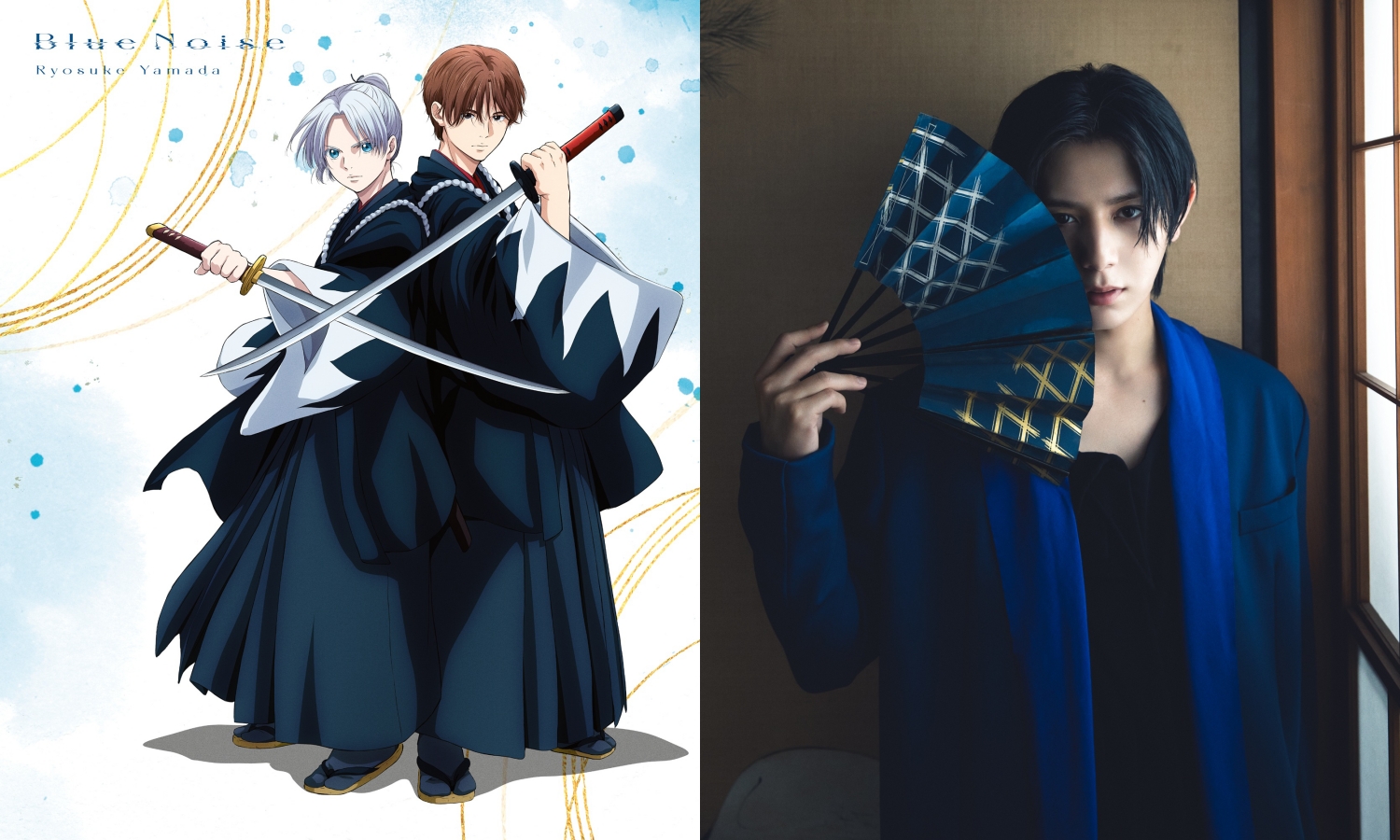 山田涼介以「Ryosuke Yamada」名義推出首張實體單曲《Blue Noise》，首週以9.8萬張銷量奪下Oricon單曲週榜冠軍。（avex Taiwan提供）