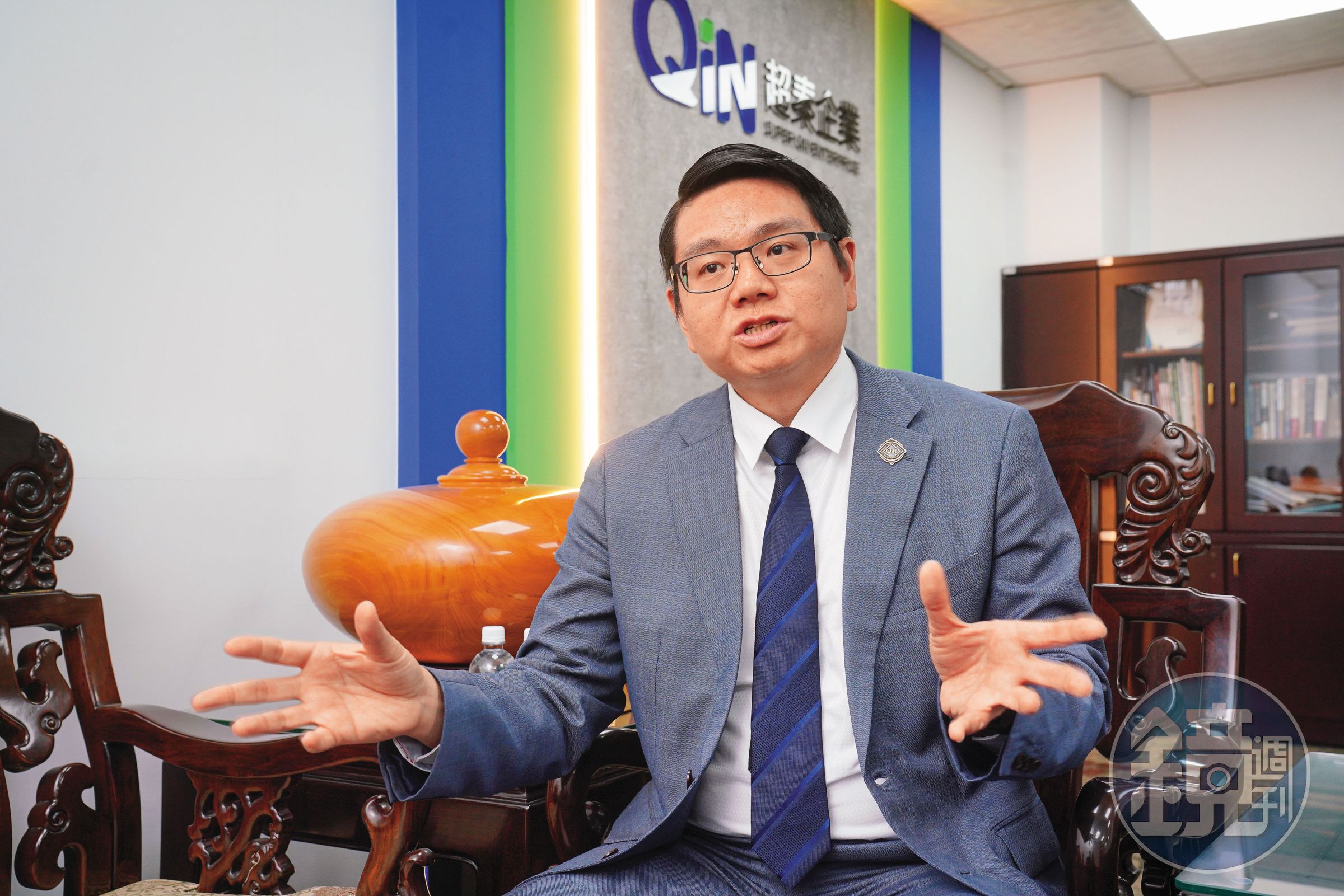 超秦集團二代接班人卓靖倫,是率領集團轉型的重要舵手。