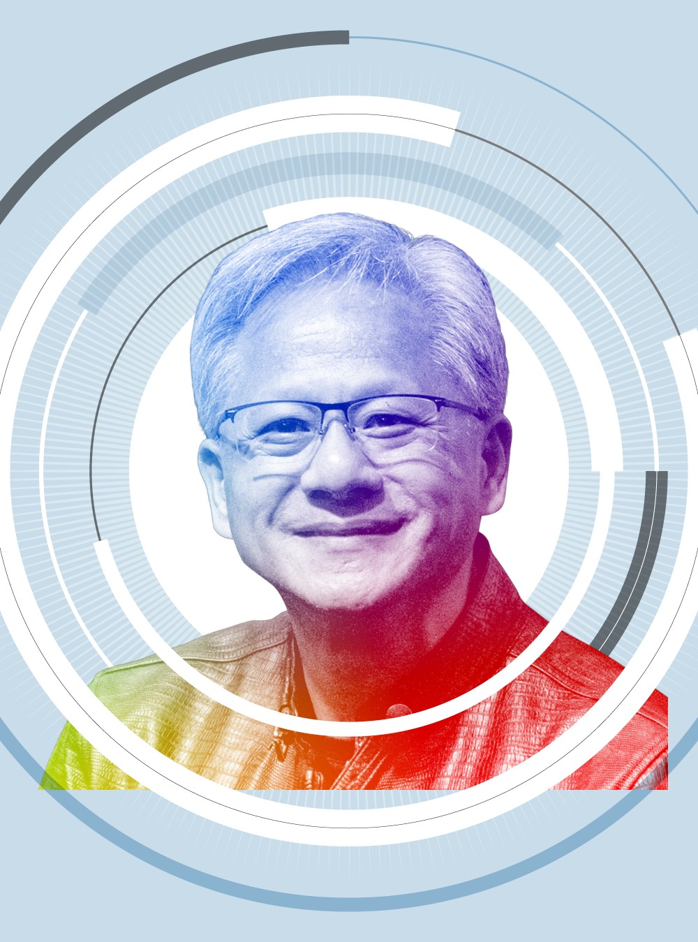 黃仁勳則連續兩年上榜。(翻攝TIME官網)